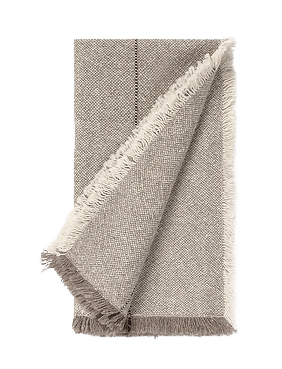 Lorena Canals - Set Of 4 Handloom Napkins Greige - stoffservietten - coffee bean, natural, recycled - 1
