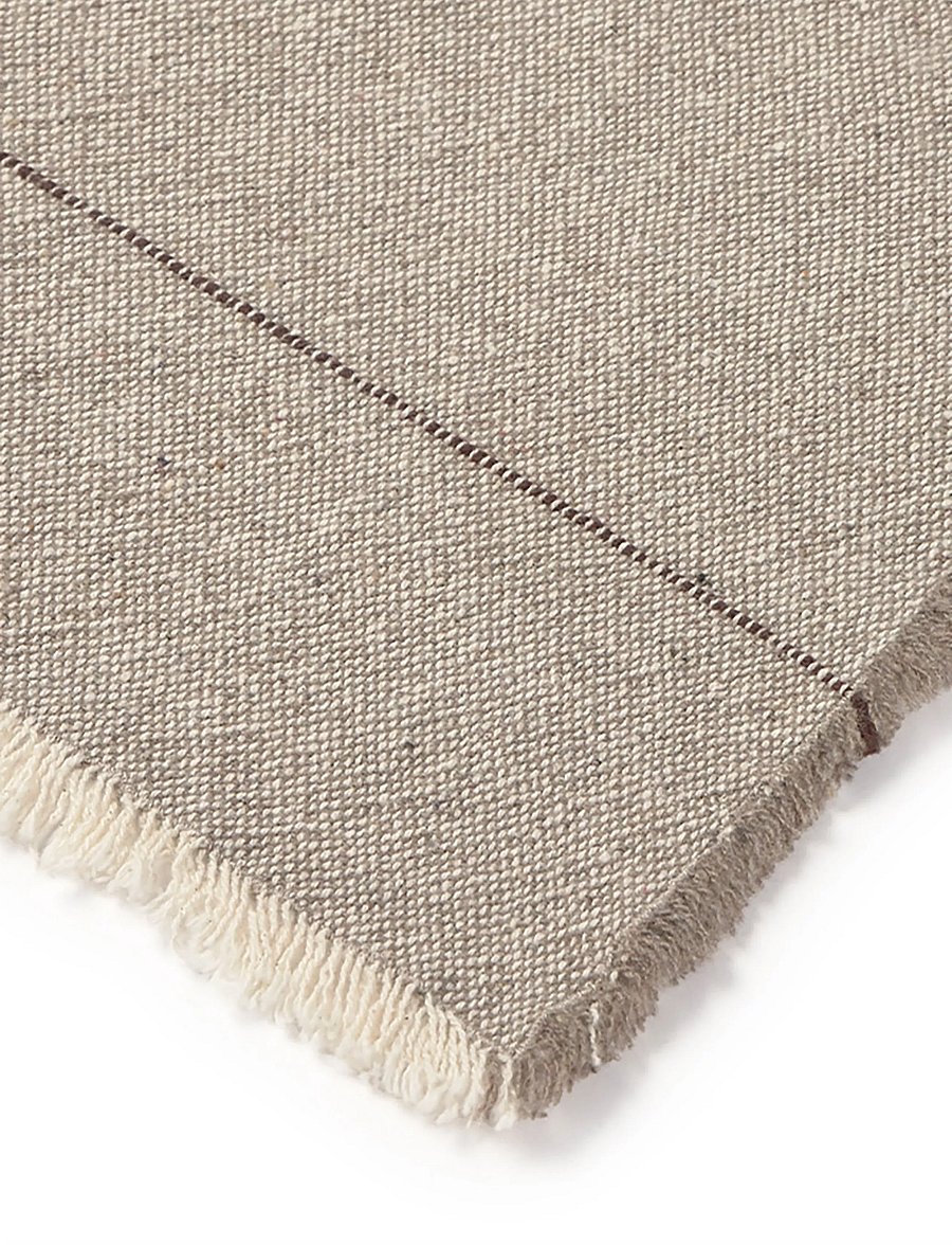 Lorena Canals - Set Of 4 Handloom Napkins Greige - stoffservietten - coffee bean, natural, recycled - 4