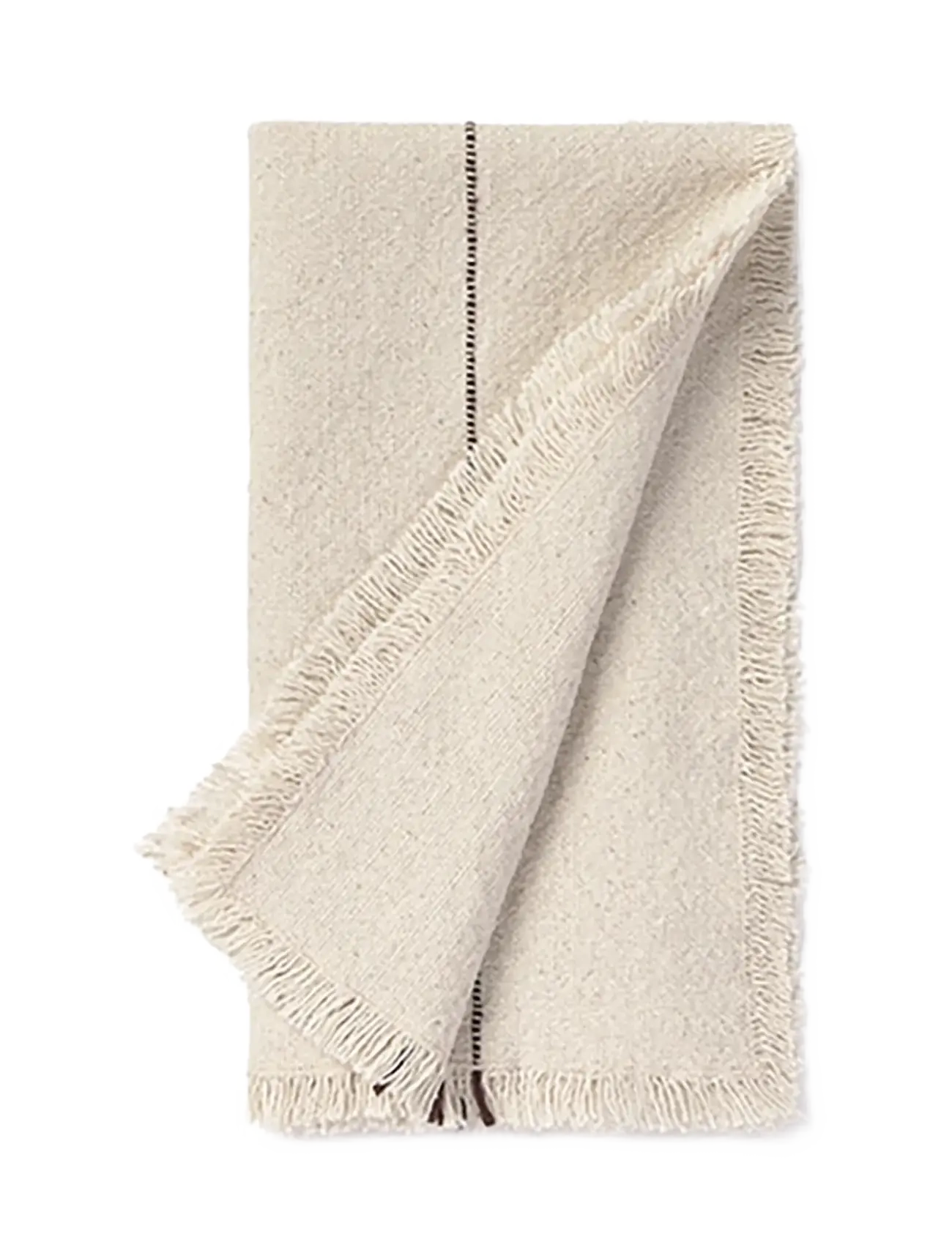 Lorena Canals Set Of 4 Handloom Napkins Natural, Cloth Serviet, Creme, Str: 45X 45CM
