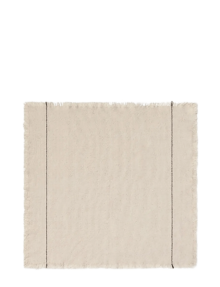Lorena Canals - Set Of 4 Handloom Napkins Natural - stofservietter - coffee bean, natural - 2