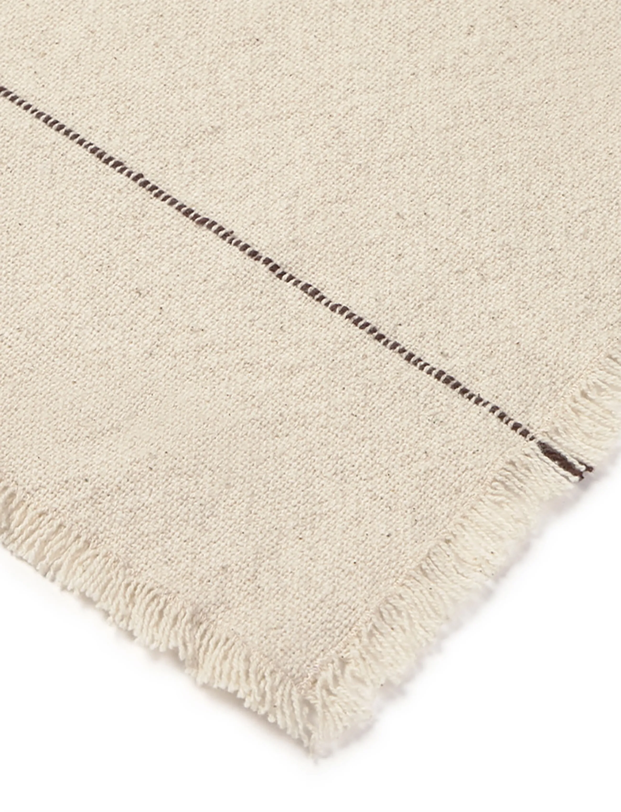 Lorena Canals - Set Of 4 Handloom Napkins Natural - tøyservietter - coffee bean, natural - 4