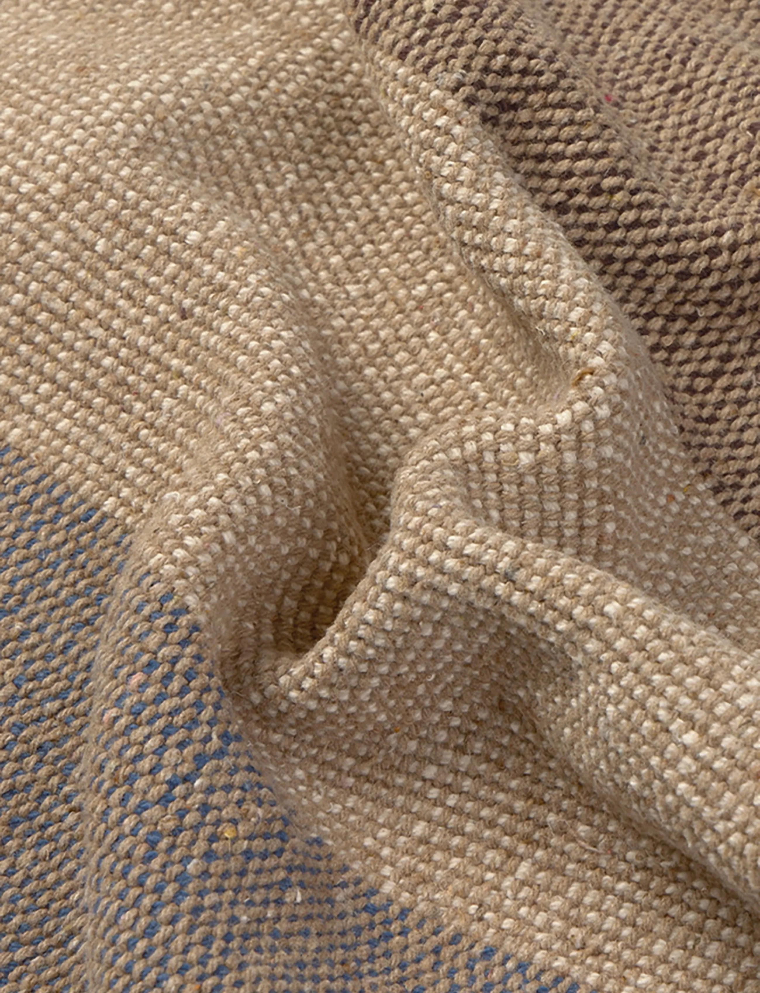 Lorena Canals - Set of 2 Handloom Placemats  La Condesa - platzdeckchen - patroit blue, coffee bean, rugcycled, natural - 3