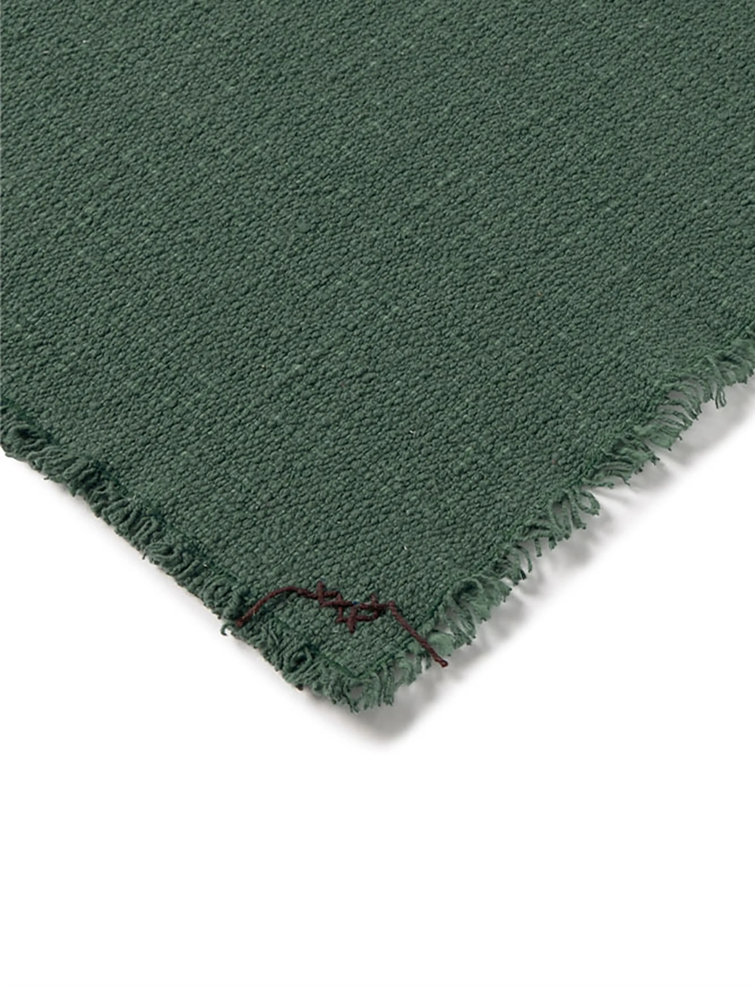 Lorena Canals - Handloom Placemats Duck green (Set of 2) - dækkeservietter - duck green - 5