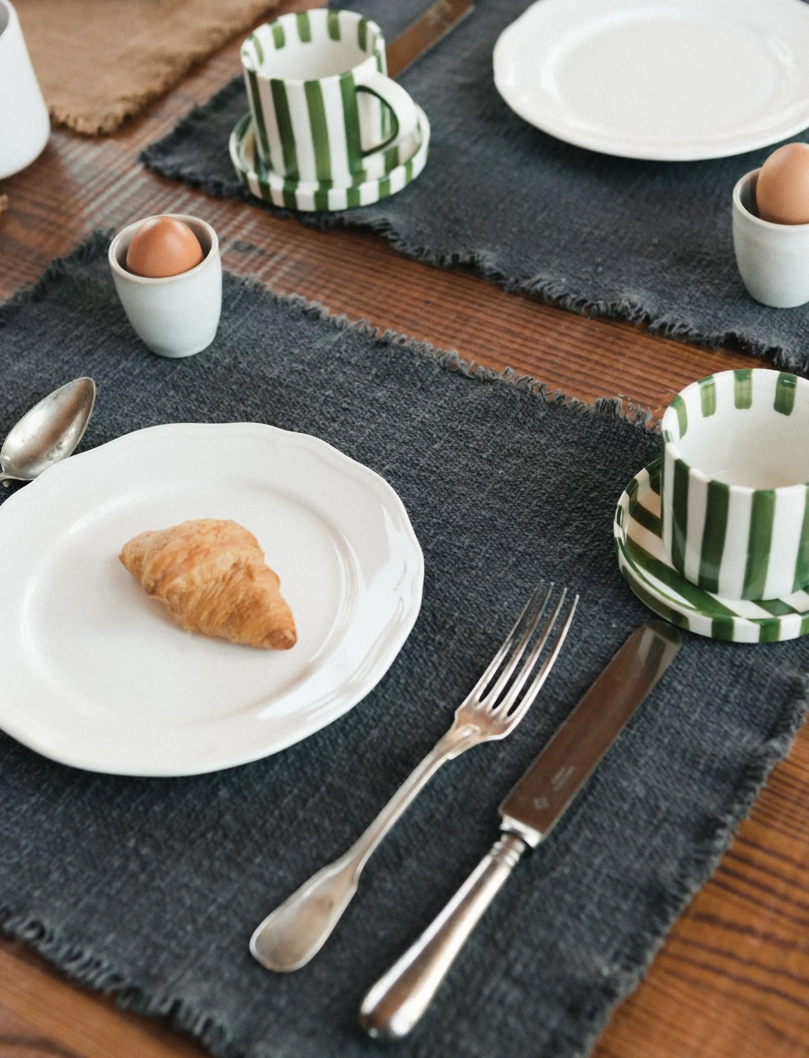 Lorena Canals Handloom Placemats Dark Grey (Set Of 2), 38X 50 cm, Grey, Tableware > Placemats, Unisex