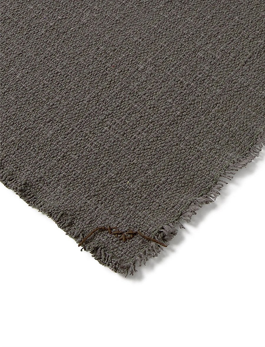 Lorena Canals - Handloom Placemats Dark grey (Set of 2) - podkładki i szklane podstawki - dark grey - 4