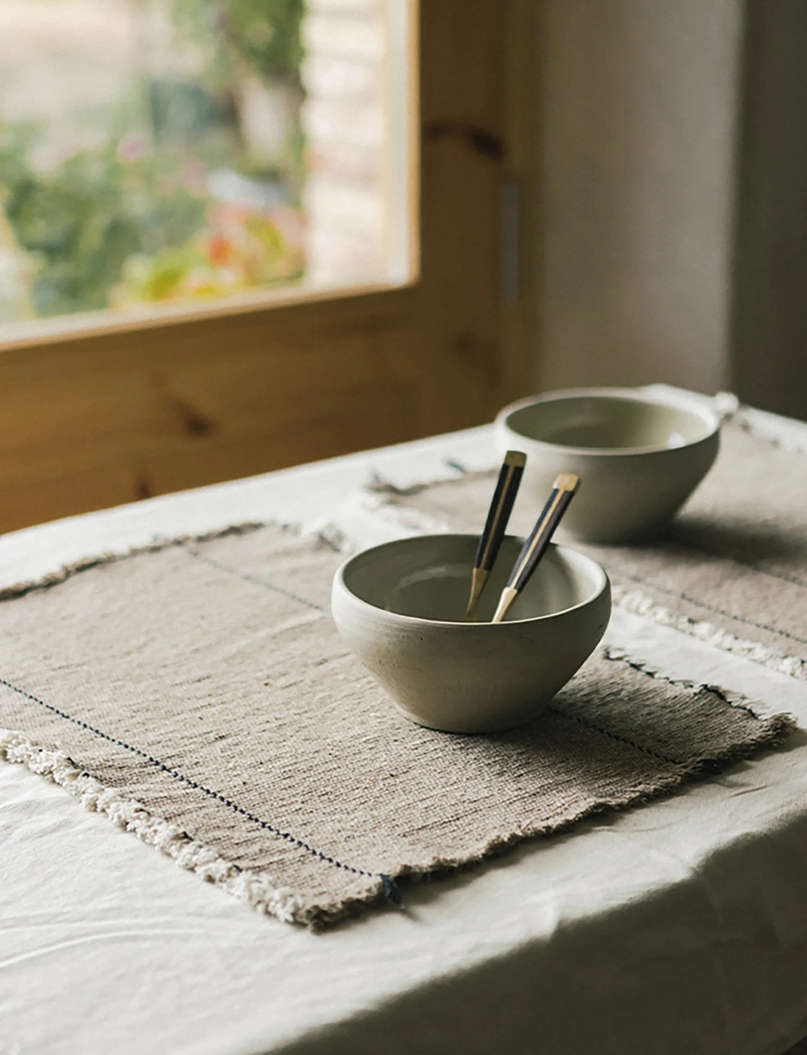 Lorena Canals Set Of 4 Handloom Placemats Juarez, 38X 50 cm, Beige, Tableware > Placemats, Unisex