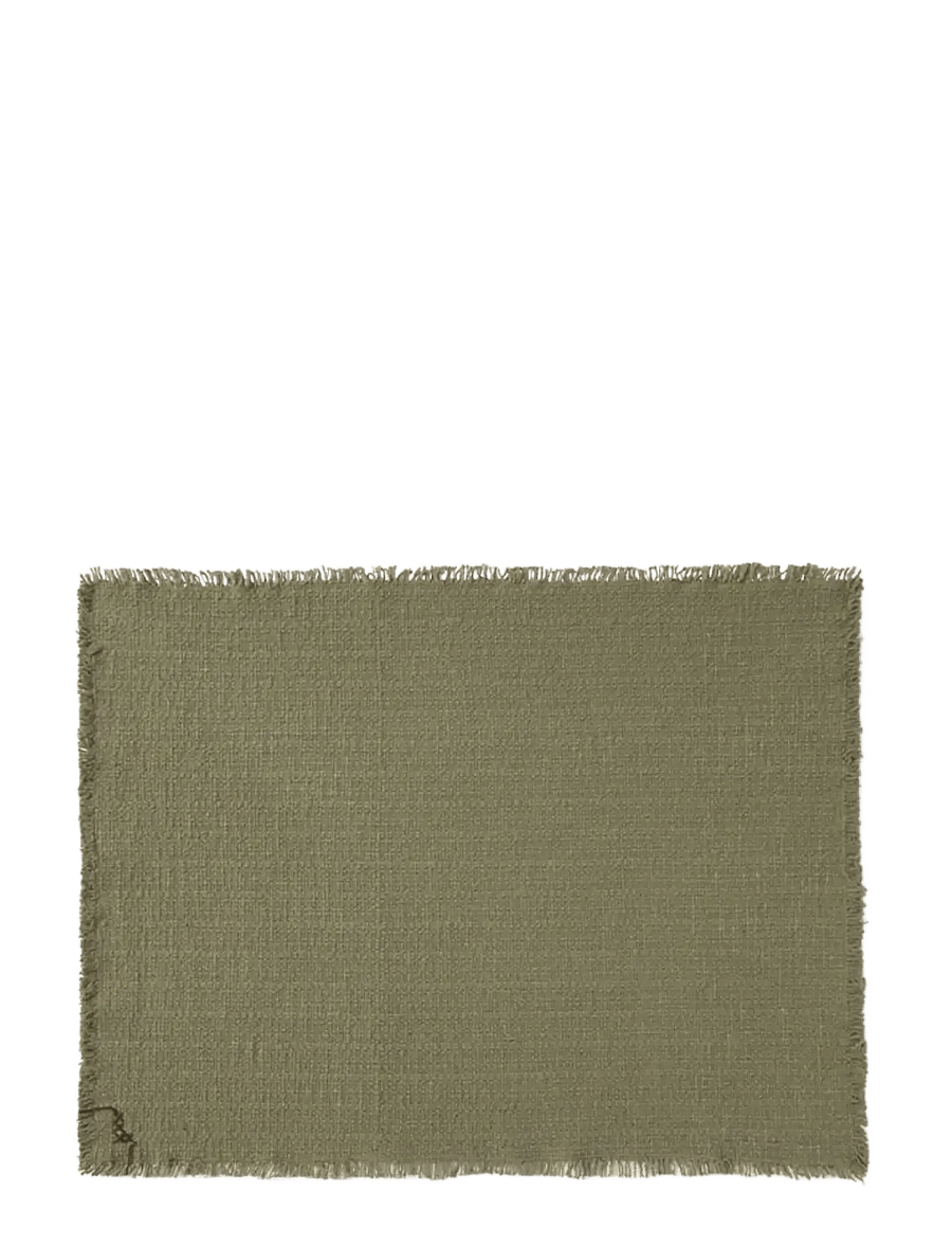 Lorena Canals - Handloom Placemats Kaki (Set of 2) - platzdeckchen - kaki - 1