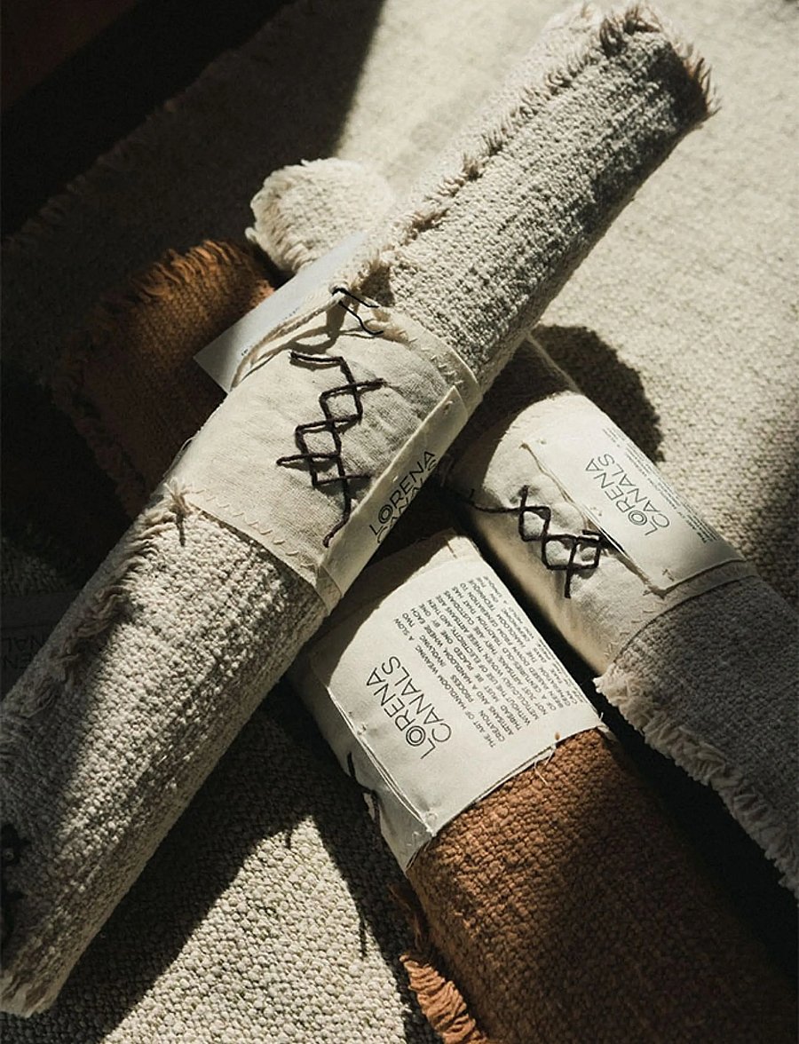 Lorena Canals - Handloom Placemats Kaki (Set of 2) - platzdeckchen - kaki - 3