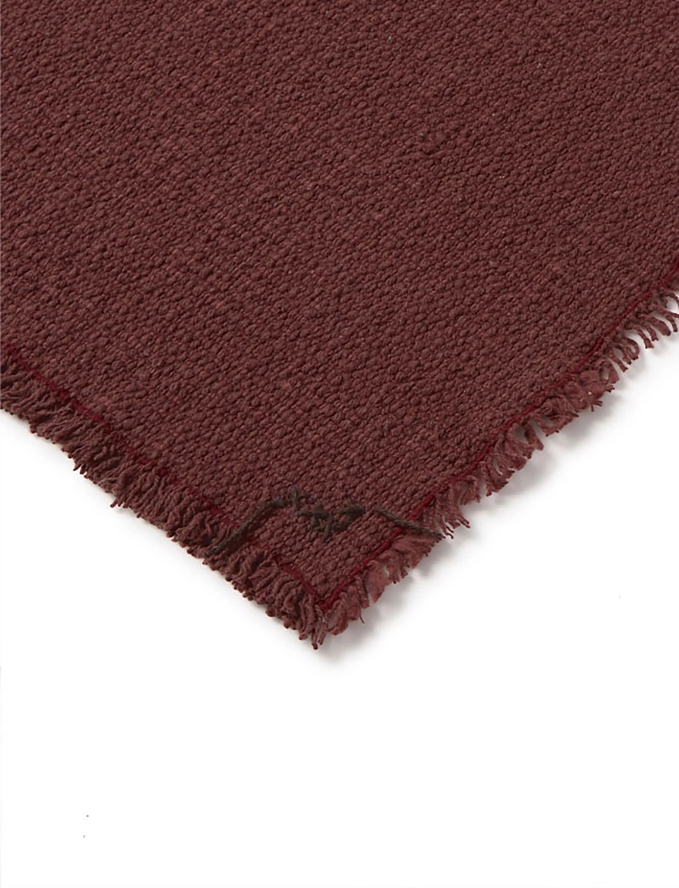 Lorena Canals - Handloom Placemats Marsala (Set of 2) - dækkeservietter - marsala - 5