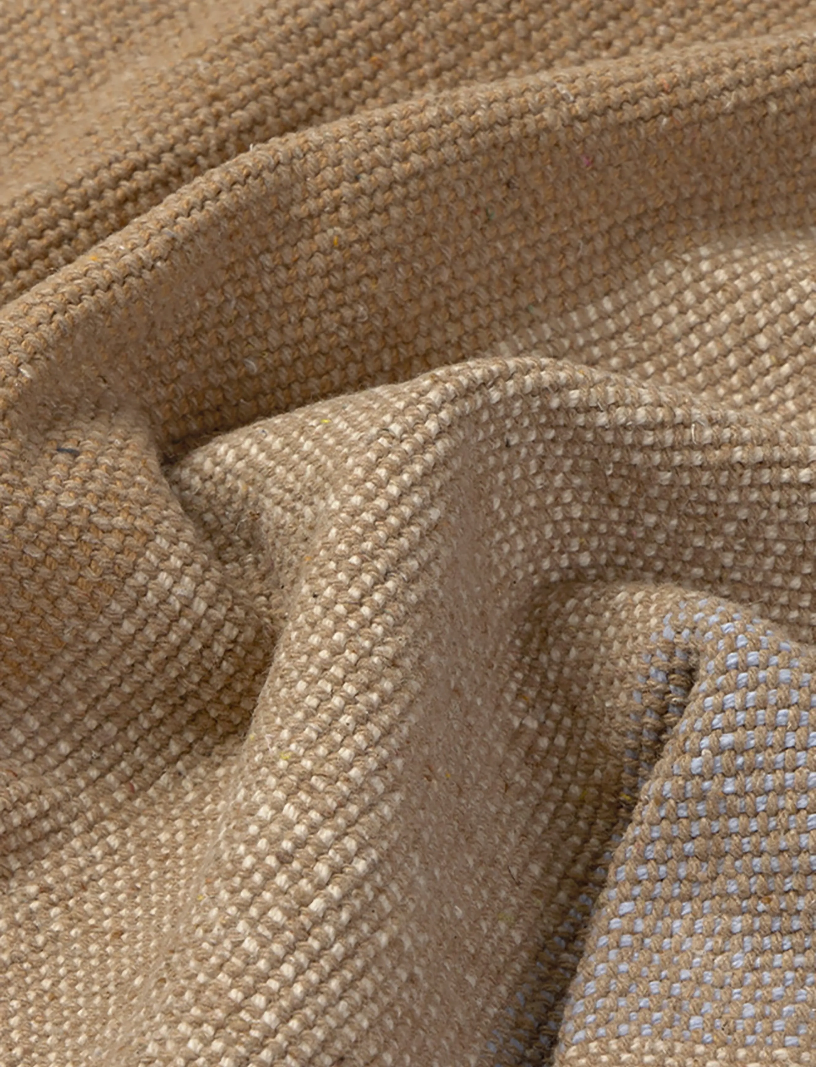 Lorena Canals - Set of 2 Handloom Placemats La Merced - dækkeservietter - rugcycled, natural, anil blue, ochre - 1