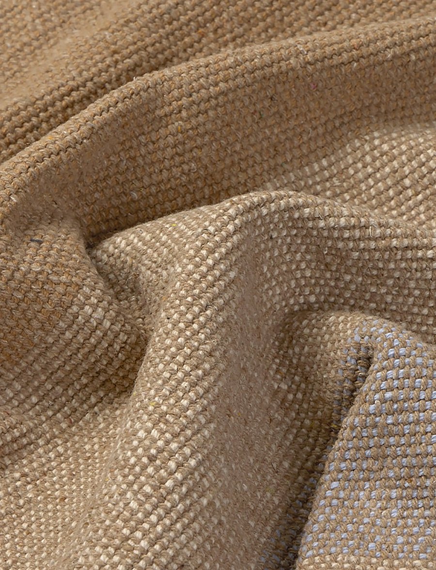 Lorena Canals - Set of 2 Handloom Placemats La Merced - dækkeservietter - rugcycled, natural, anil blue, ochre - 1