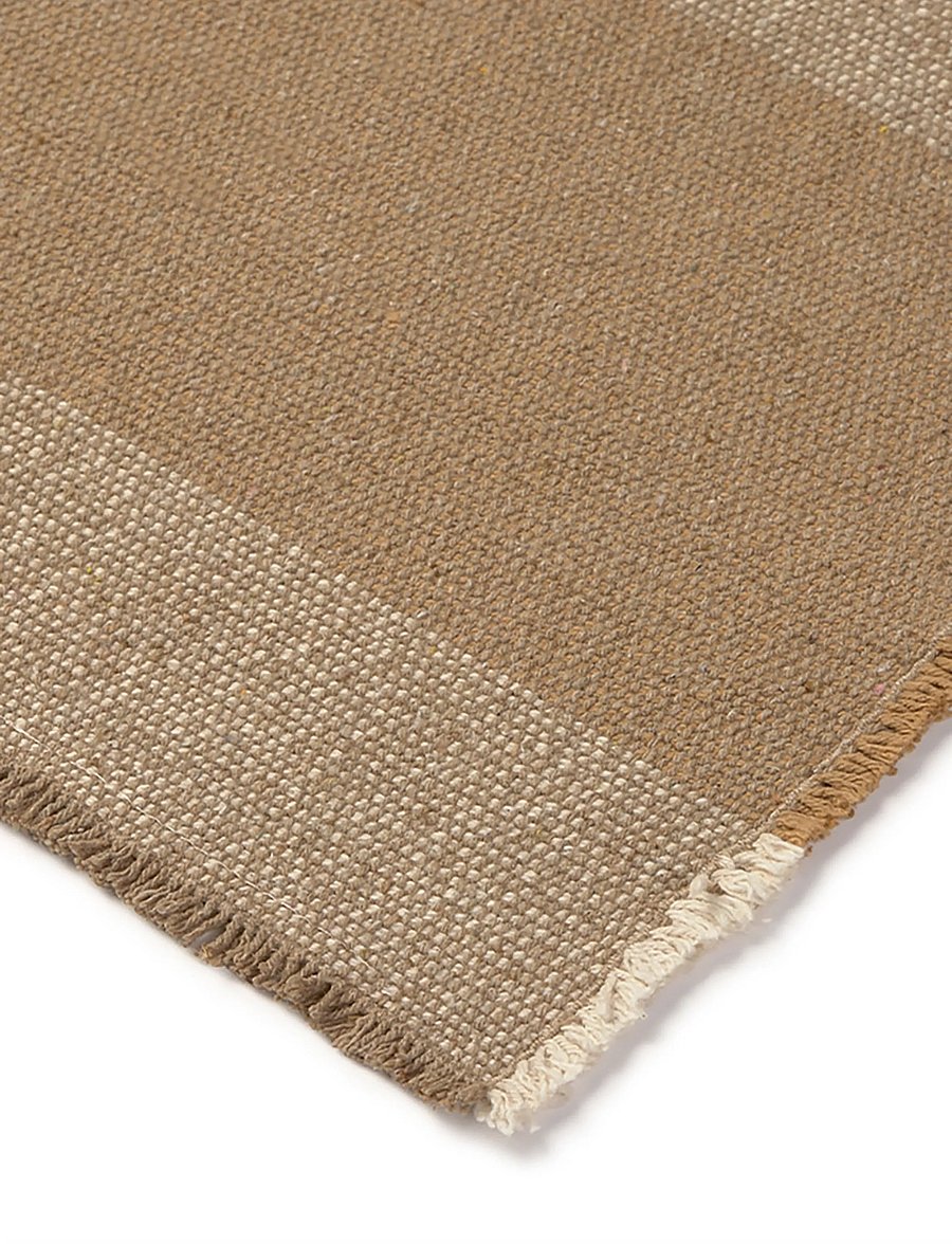 Lorena Canals - Set of 2 Handloom Placemats La Merced - dækkeservietter - rugcycled, natural, anil blue, ochre - 2