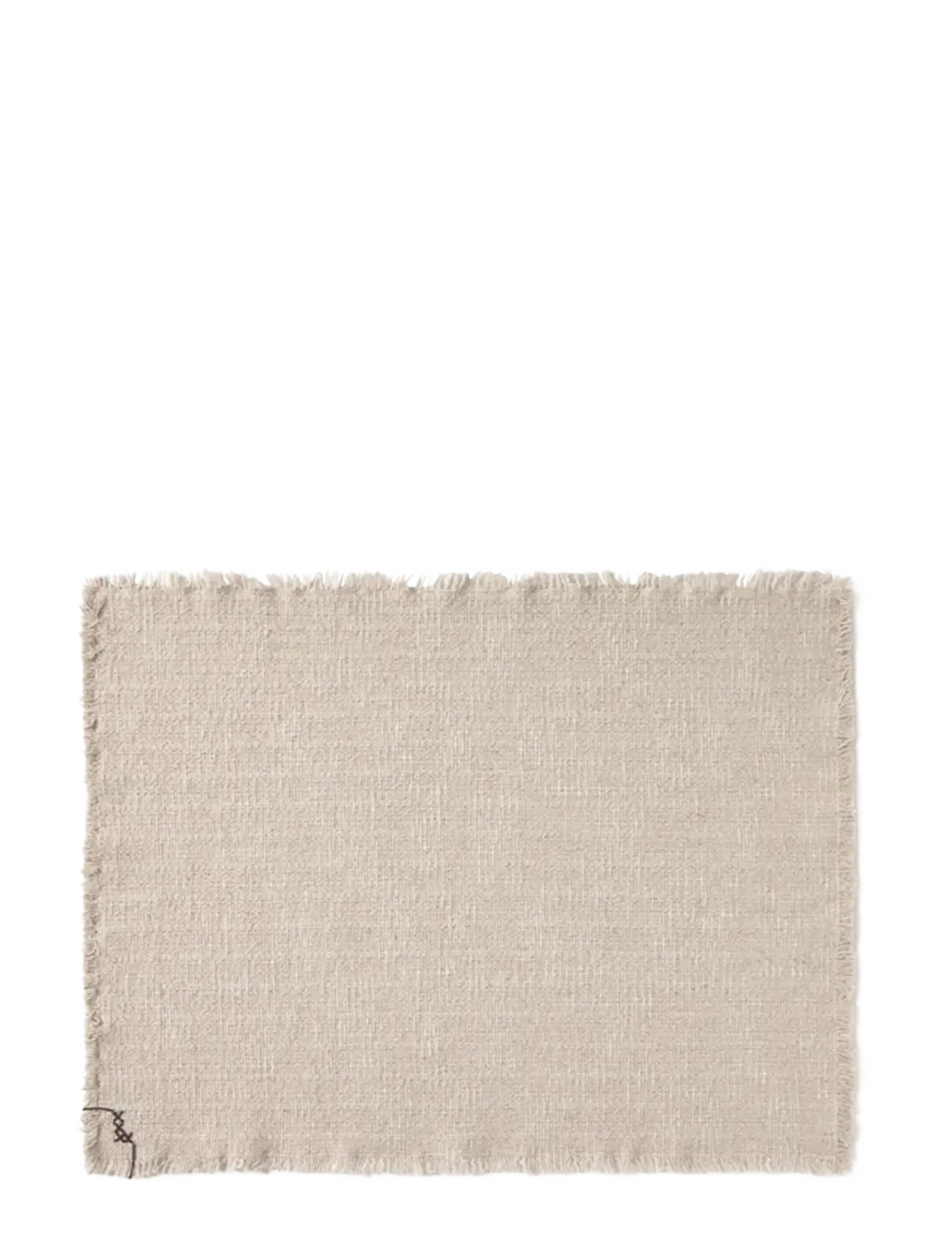 Lorena Canals Handloom Placemats Natural (Set Of 2), Dækkeserviet, Beige, Str: 38X 50CM