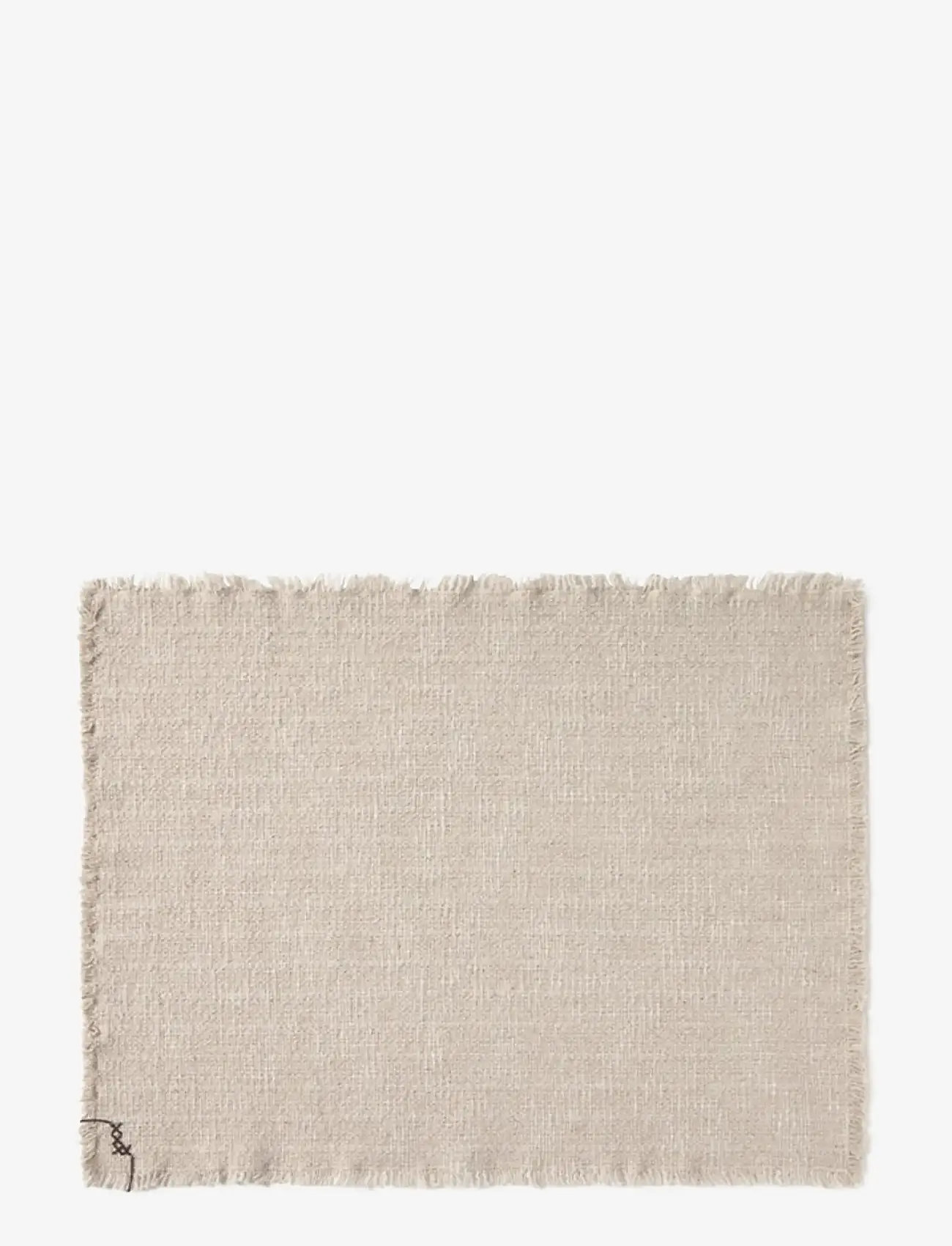 Lorena Canals - Handloom Placemats Natural  (Set of 2) - dækkeservietter - natural - 1