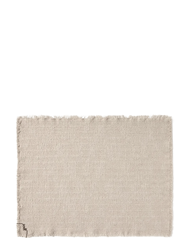 Lorena Canals - Handloom Placemats Natural (Set of 2) - dækkeservietter - natural - 1