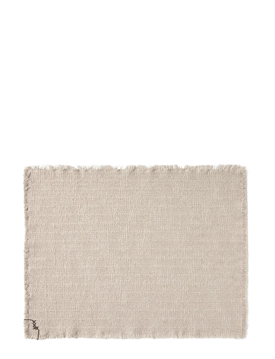Lorena Canals - Handloom Placemats Natural (Set of 2) - dækkeservietter - natural - 1