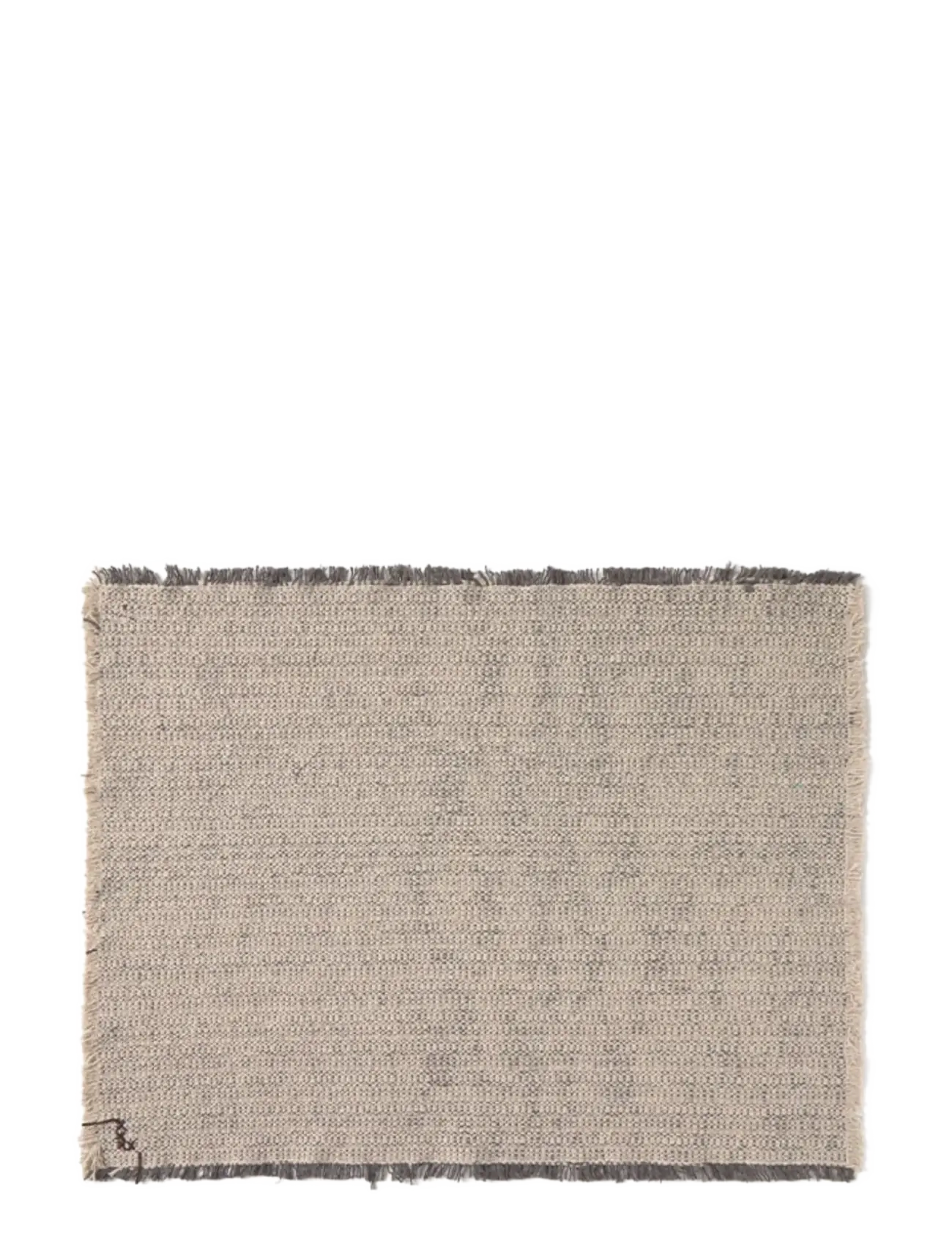 Lorena Canals Handloom Placemats Natural and Dark Grey (Set of 2) - Placemats - NATURAL AND DARK GREY / grey