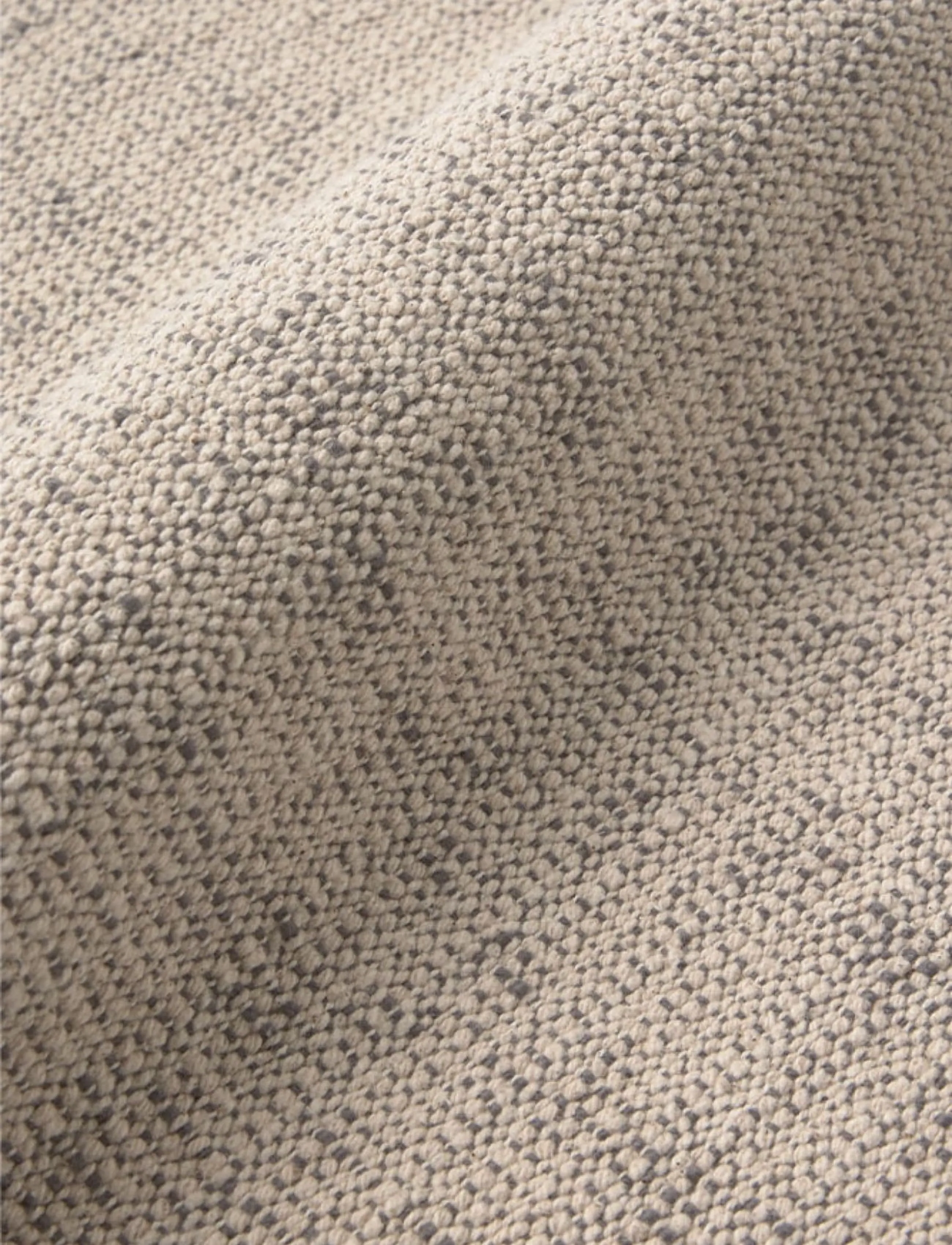 Lorena Canals - Handloom Placemats Natural and Dark Grey (Set of 2) - stalo kilimėliai ir padėkliukai - natural and dark grey - 4