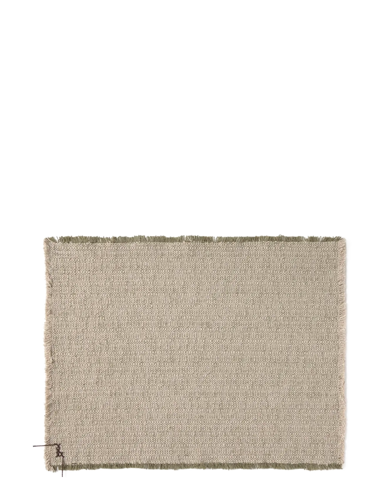 Lorena Canals Handloom Placemats Natural And Kaki (Set Of 2), Dækkeserviet, Beige, Str: 38X 50CM