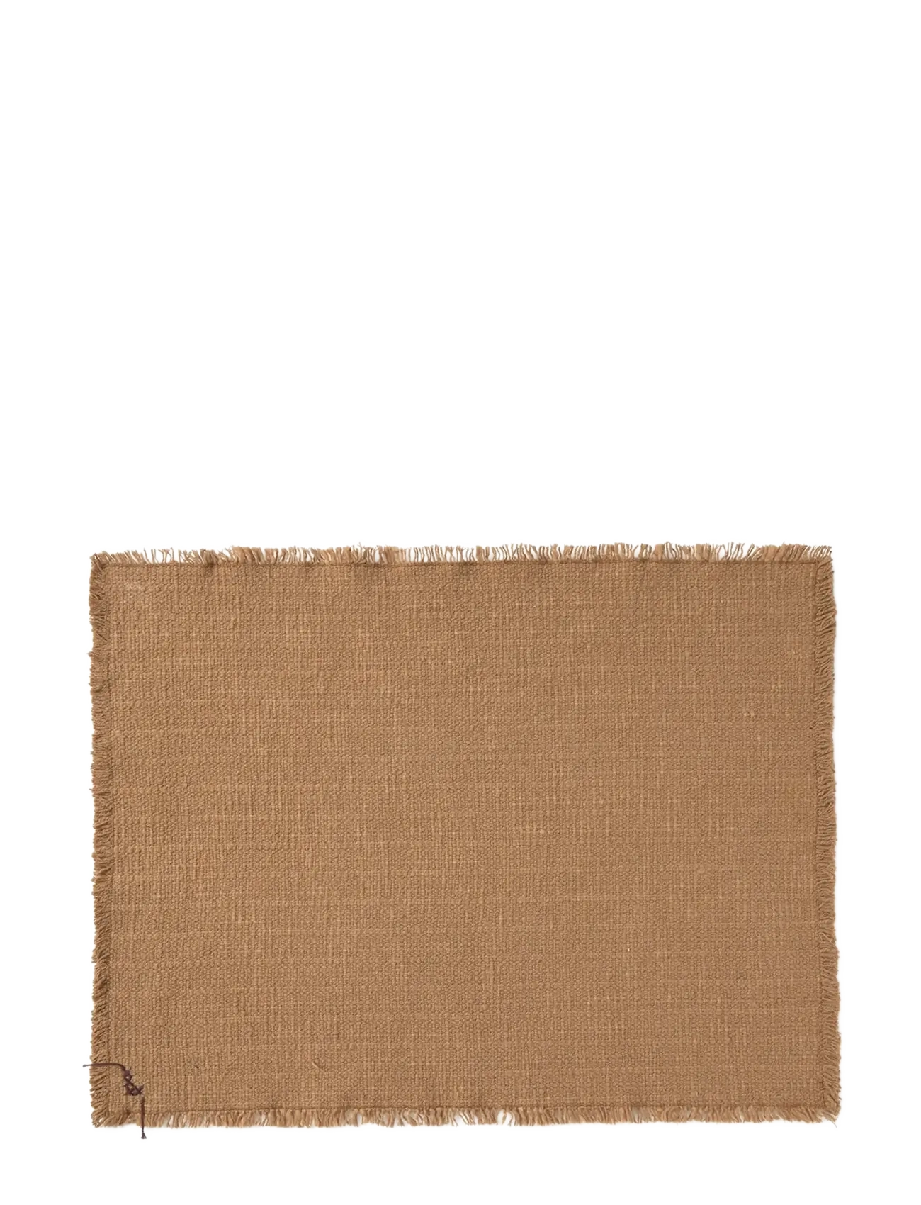 Lorena Canals Handloom Placemats Ochre (Set Of 2), Dækkeserviet, Brun, Str: 38X 50CM