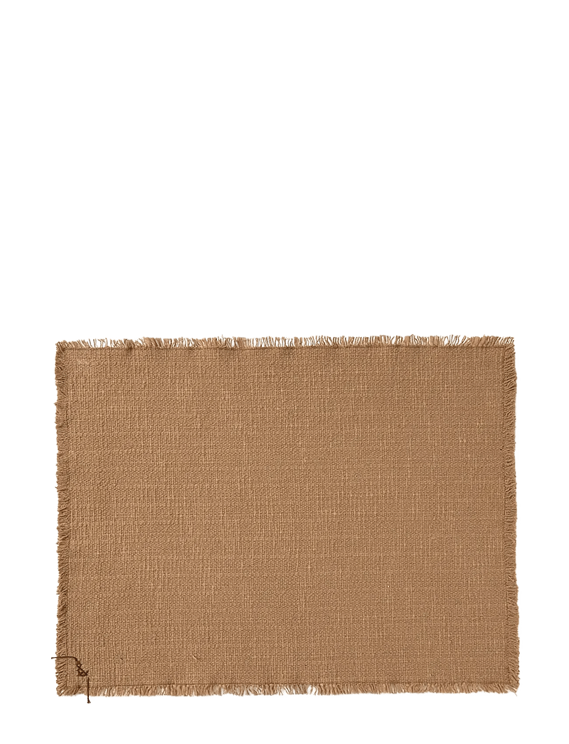 Lorena Canals - Handloom Placemats Ochre (Set of 2) - dækkeservietter - ochre - 1