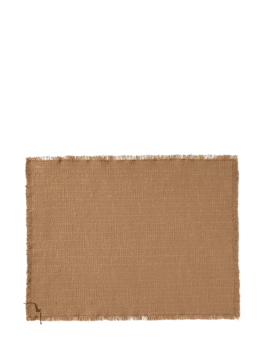 Lorena Canals - Handloom Placemats Ochre (Set of 2) - taldrikualused - ochre - 1