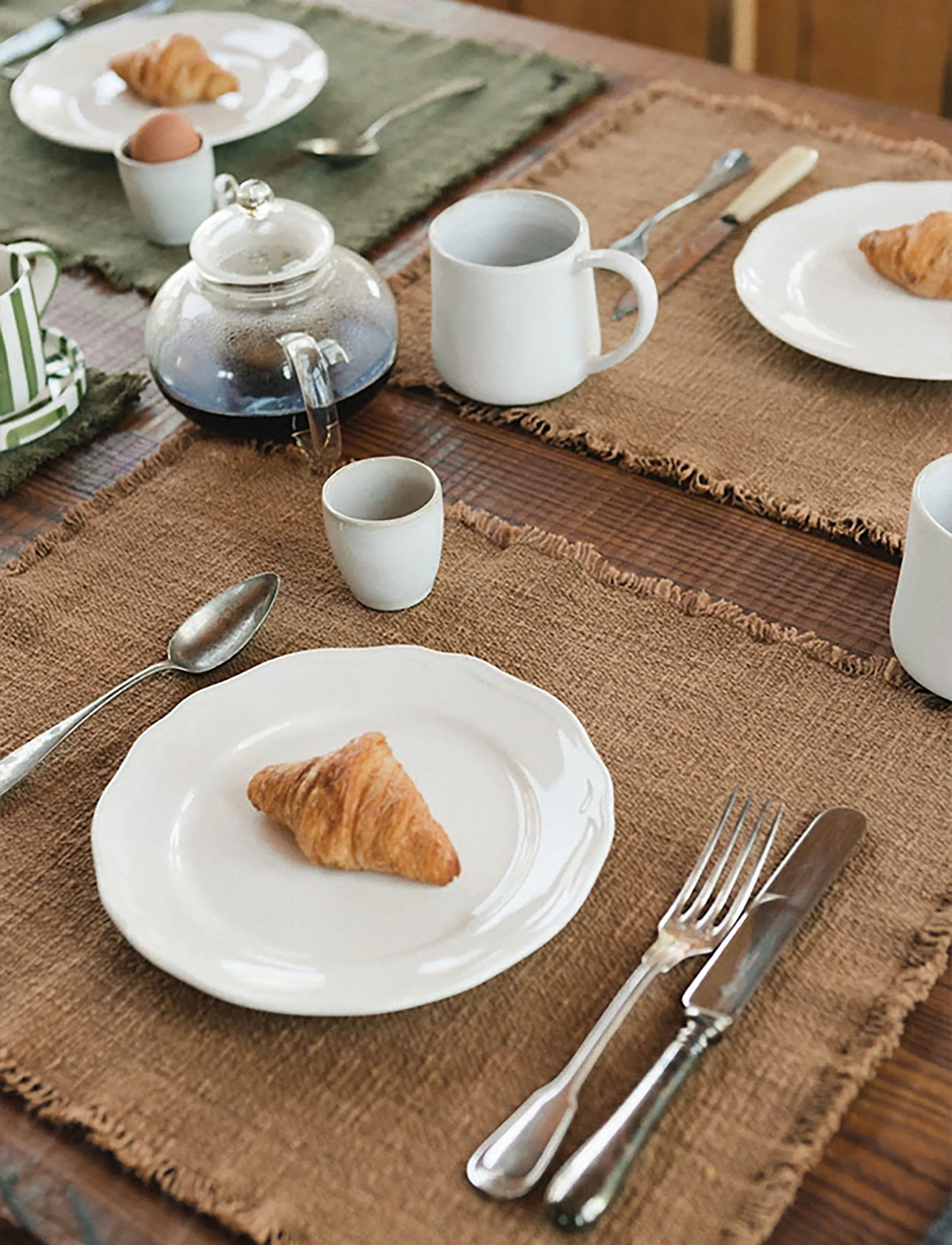 Lorena Canals - Handloom Placemats Ochre (Set of 2) - taldrikualused - ochre - 2