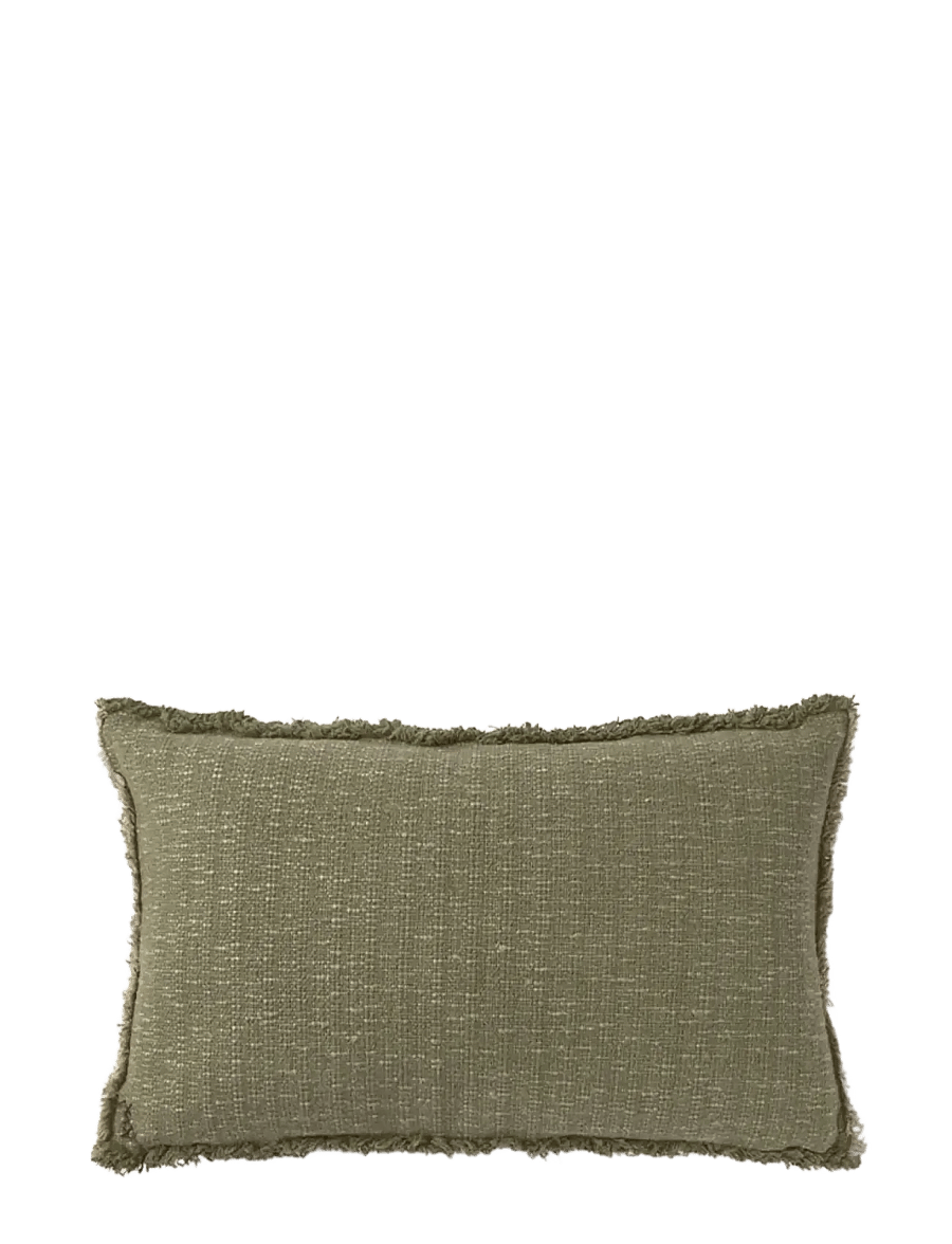 Lorena Canals - Handloom Rectangular Cushion Kaki - koristetyynyt - kaki and beige - 1