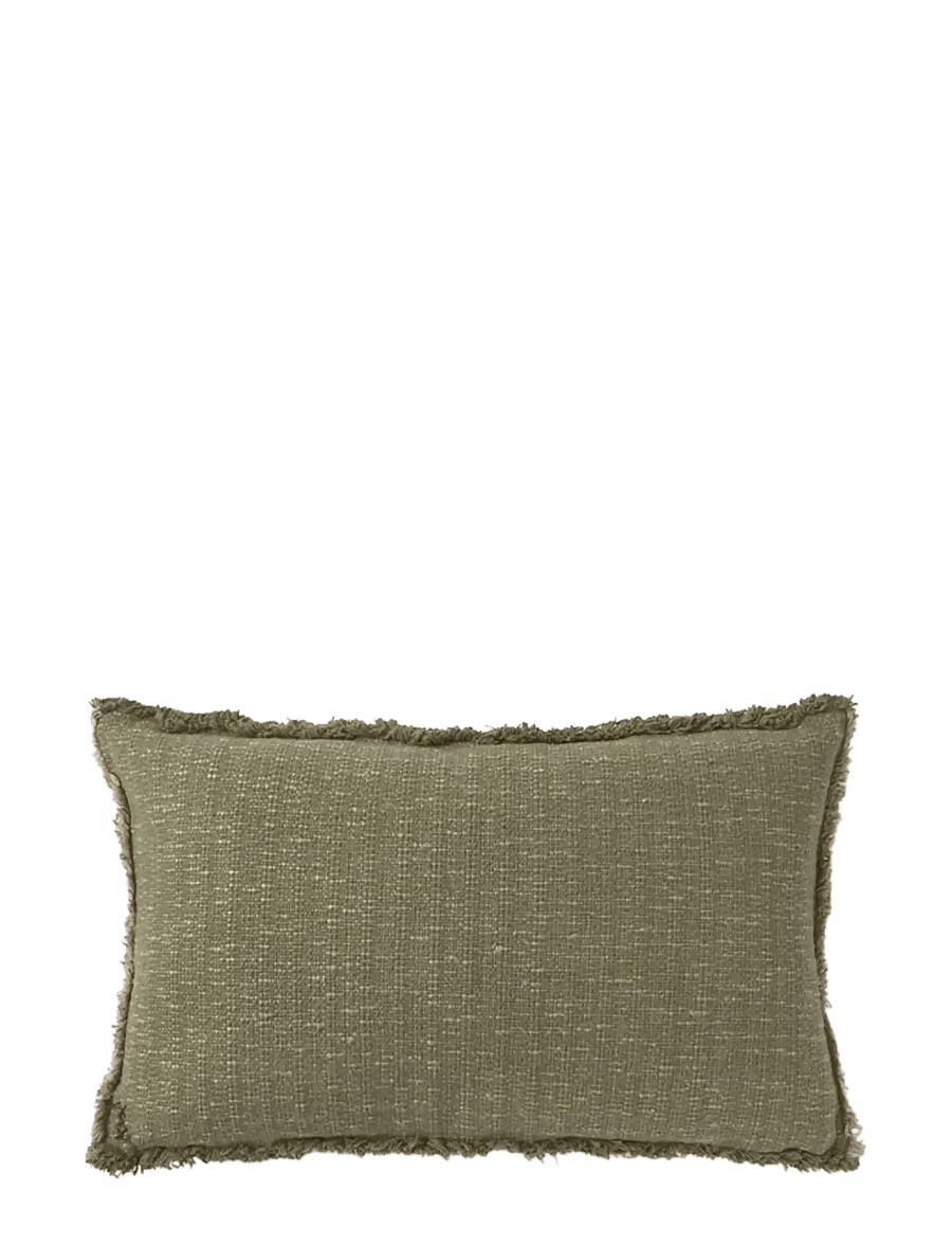 Lorena Canals - Handloom Rectangular Cushion Kaki - koristetyynyt - kaki and beige - 2