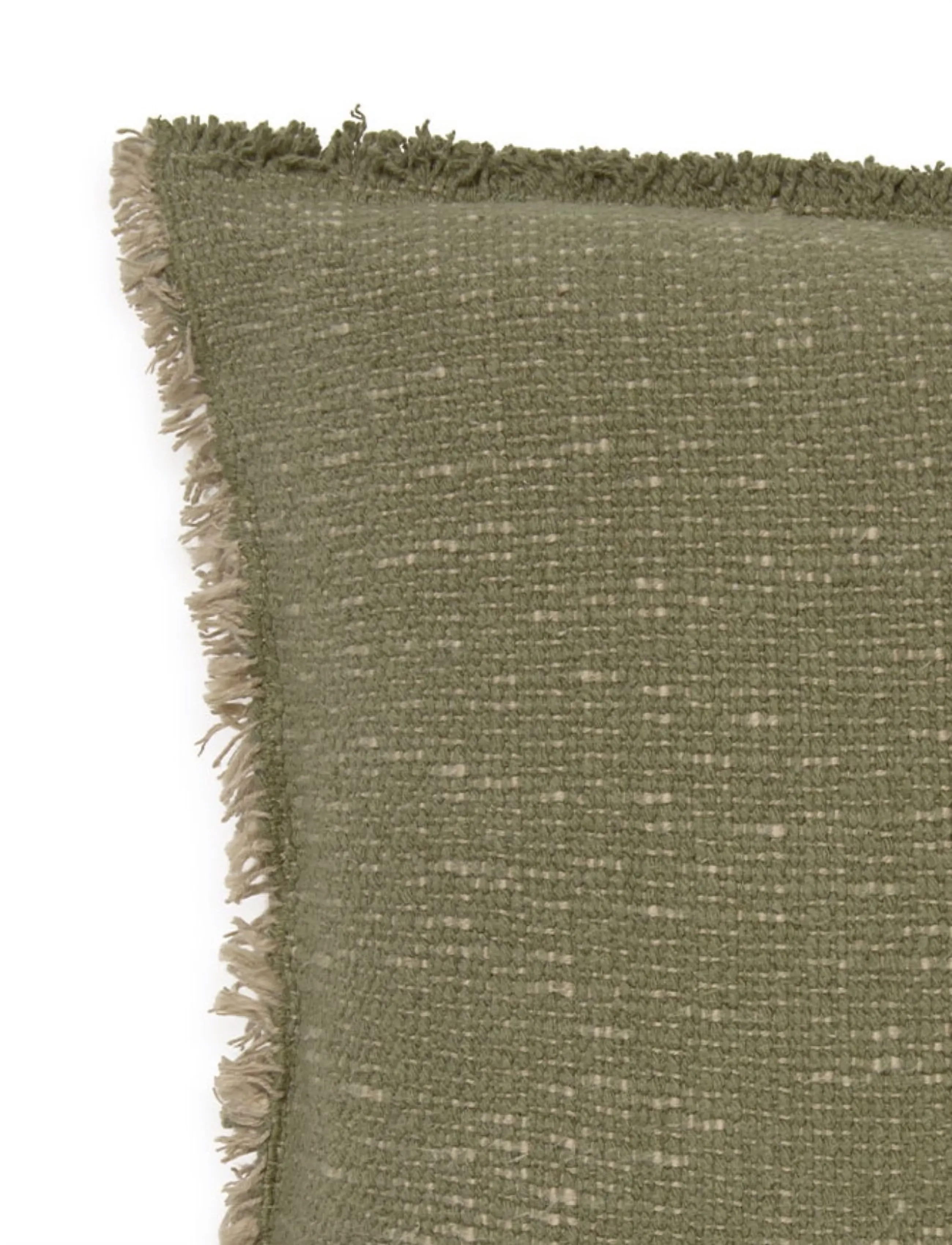 Lorena Canals - Handloom Rectangular Cushion Kaki - koristetyynyt - kaki and beige - 5