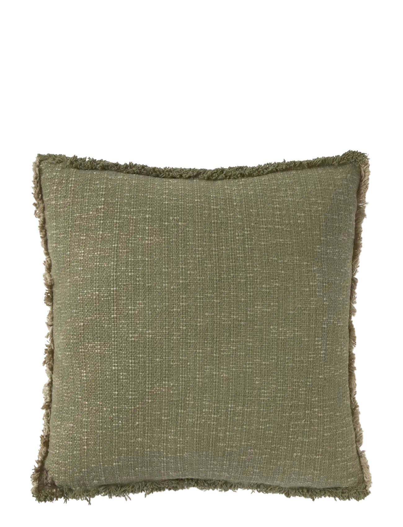 Lorena Canals Handloom Square Cushion Kaki - Lorena Canals - KAKI AND BEIGE / khaki/green
