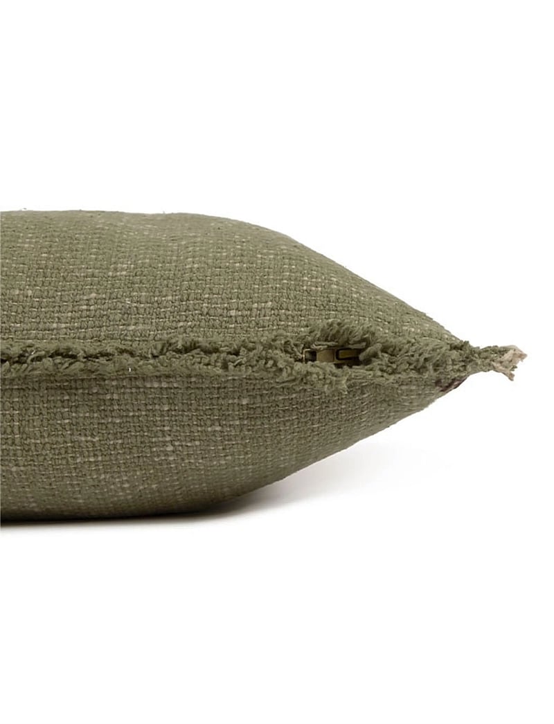 Lorena Canals - Handloom Square Cushion Kaki - pyntepuder - kaki and beige - 3