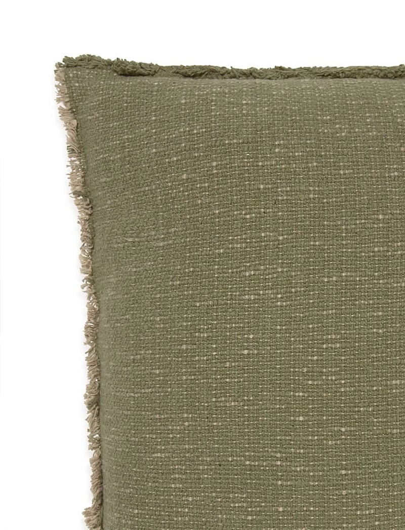 Lorena Canals - Handloom Square Cushion Kaki - pyntepuder - kaki and beige - 4