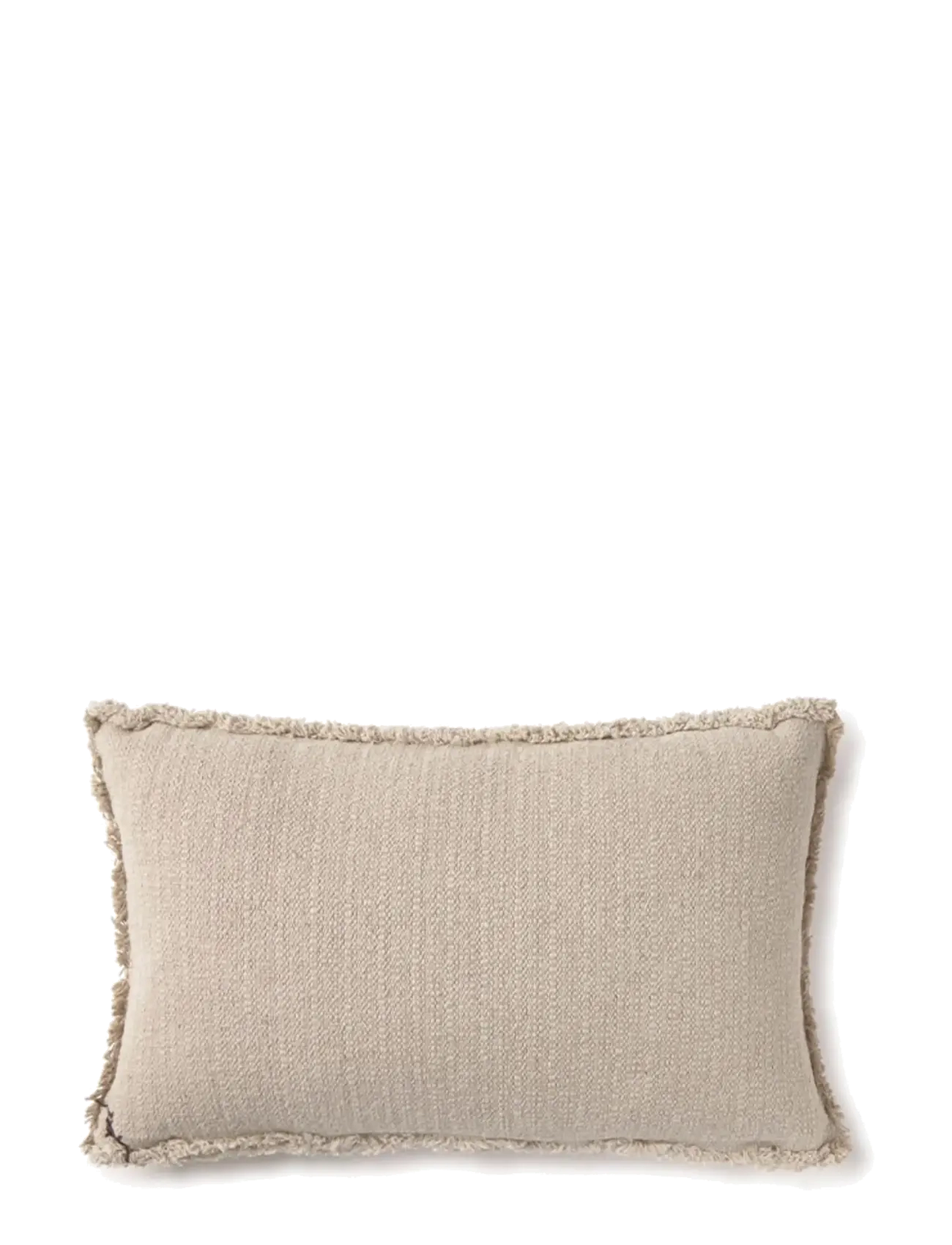 Lorena Canals - Handloom Rectangular Cushion Beige - kissen - natural and beige - 2