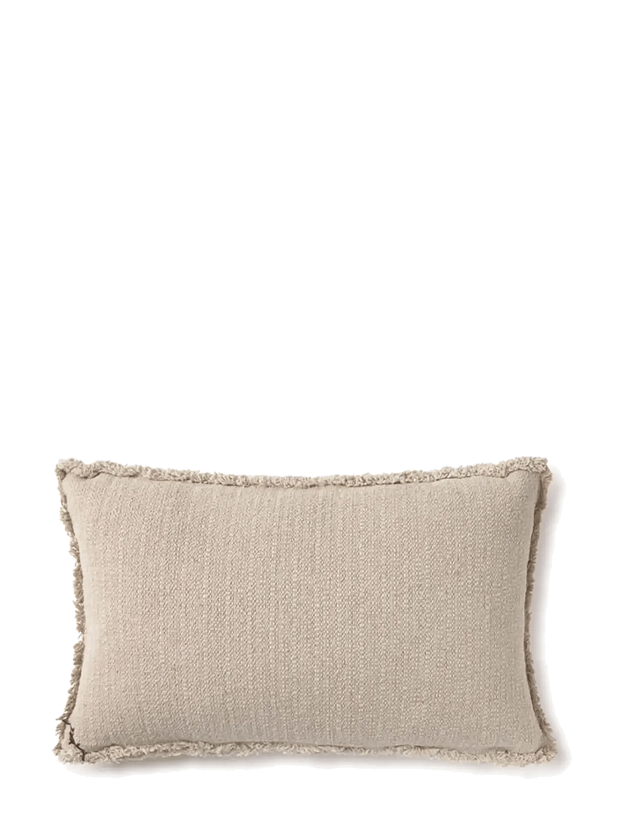 Lorena Canals - Handloom Rectangular Cushion Beige - kissen - natural and beige - 2
