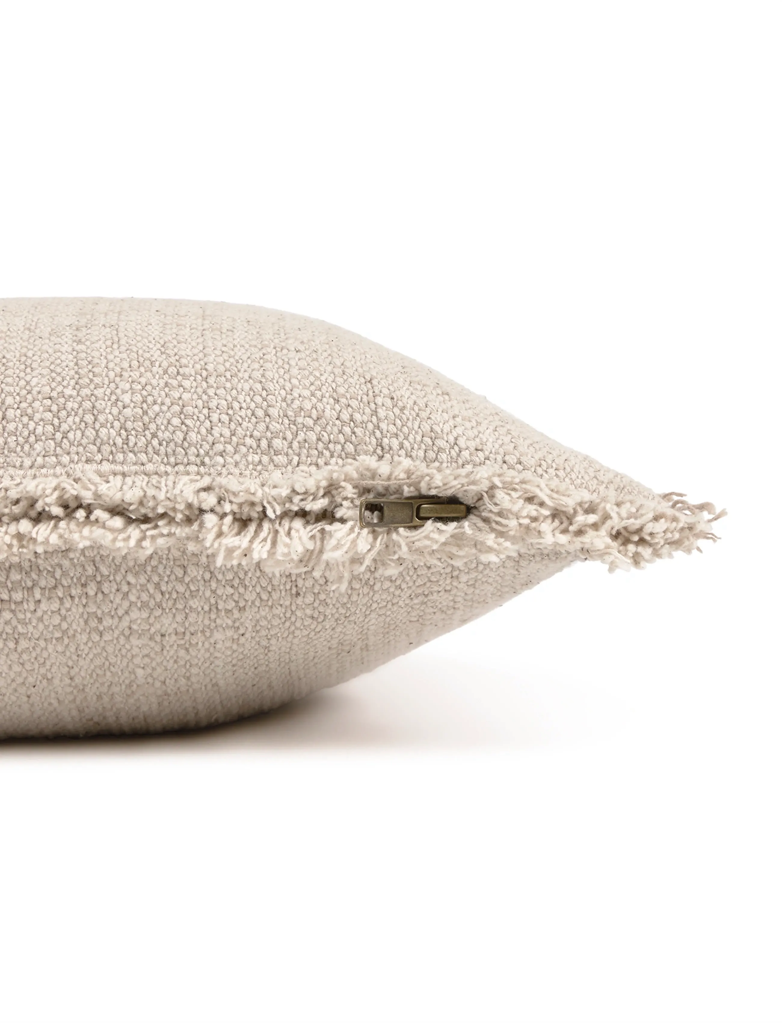 Lorena Canals - Handloom Rectangular Cushion Beige - dekoratyvinės pagalvėlės - natural and beige - 4