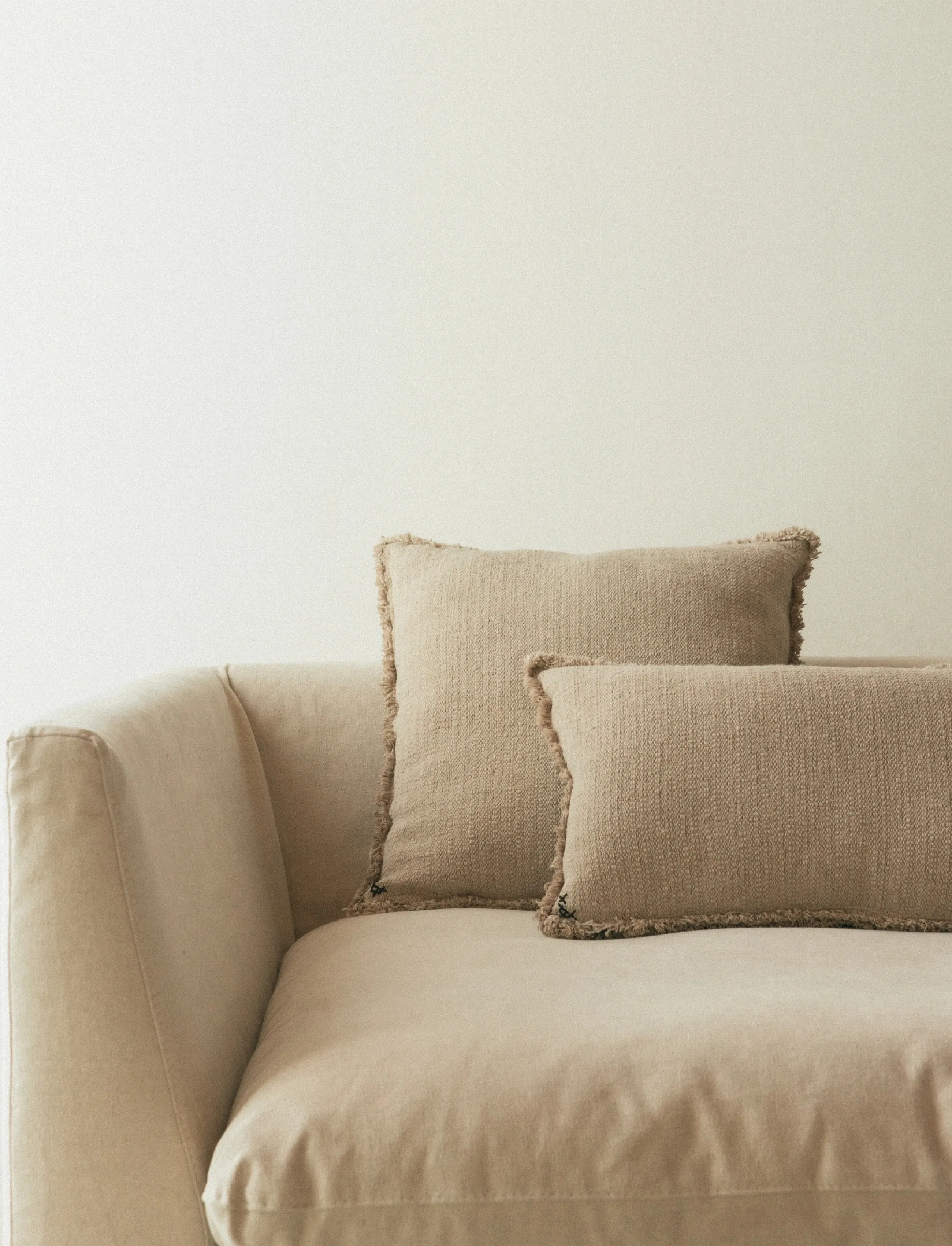 Lorena Canals Handloom Square Cushion Beige, 45X 45 cm, Cushions & Blankets, Beige - Cushions, Homeware