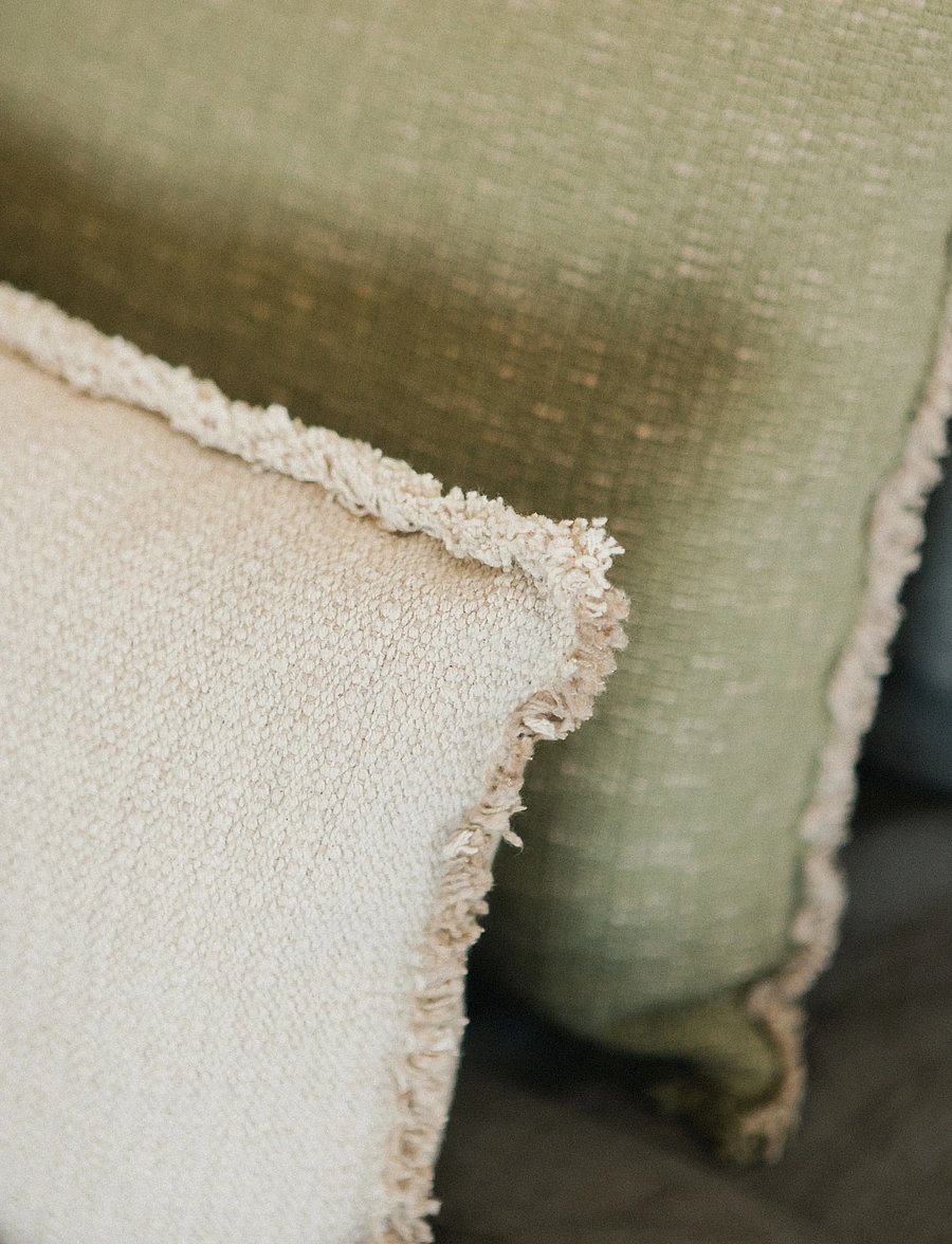 Lorena Canals - Handloom Square Cushion Beige - prydnadskuddar - natural and beige - 3