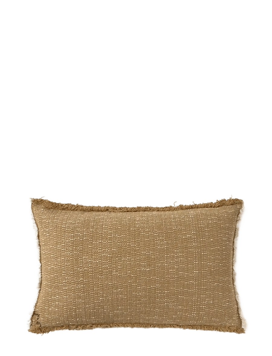 Lorena Canals - Handloom Rectangular Cushion Ochre - koristetyynyt - ochre and natural - 2