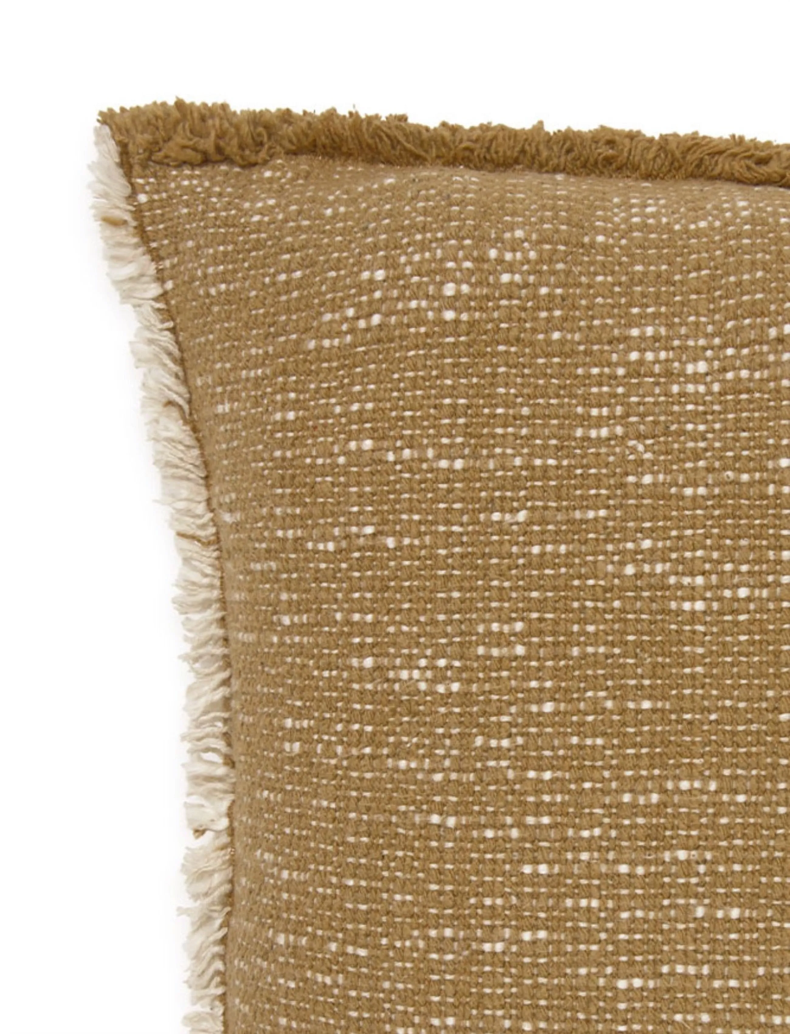 Lorena Canals - Handloom Rectangular Cushion Ochre - koristetyynyt - ochre and natural - 4