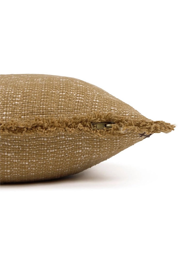 Lorena Canals - Handloom Rectangular Cushion Ochre - padjad - ochre and natural - 5