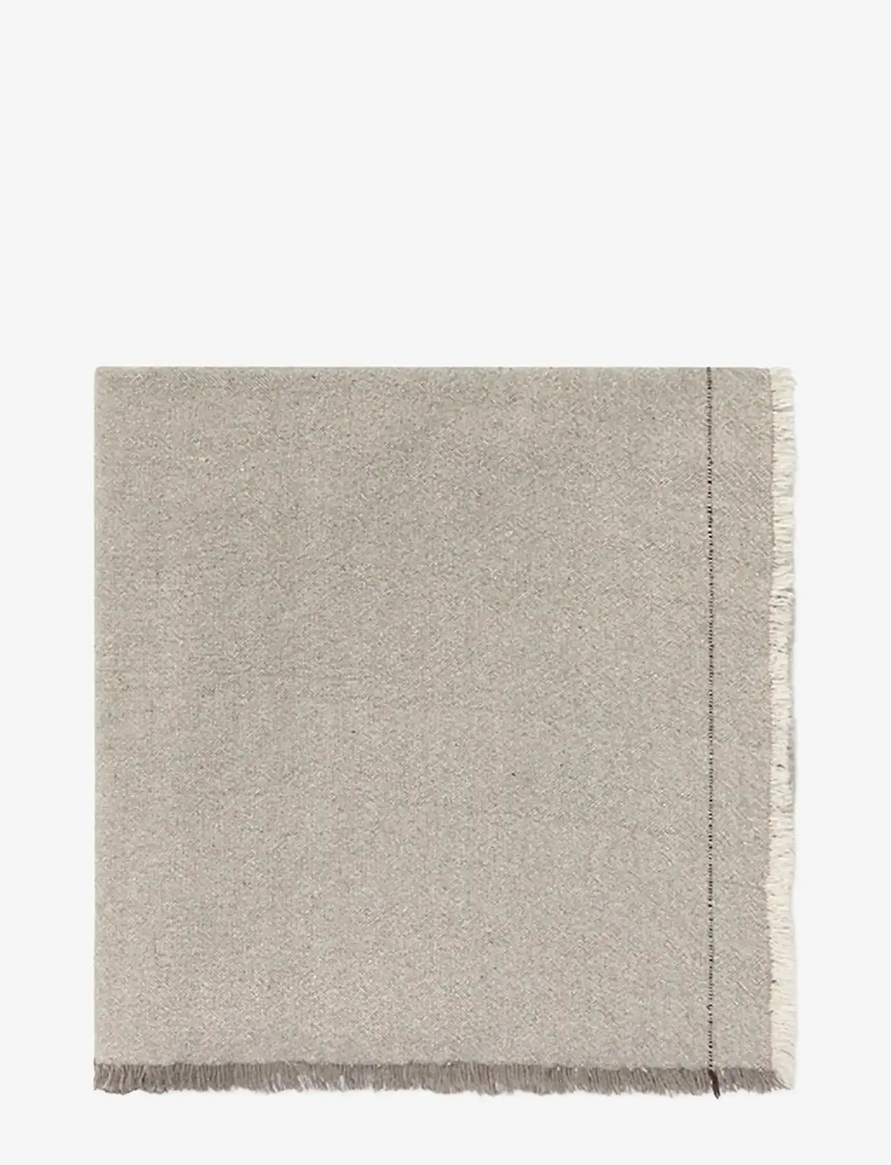 Lorena Canals - Handloom Table Cloth Greige - duge & bordløbere - coffee bean, natural, recycled - 1