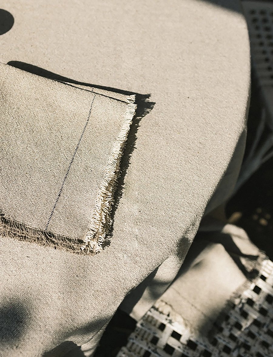 Lorena Canals - Handloom Table Cloth Greige - tischdecken & tischläufer - coffee bean, natural, recycled - 2