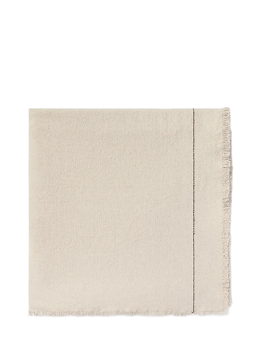 Lorena Canals - Handloom Table Cloth Natural - duge & bordløbere - coffee bean, natural - 1