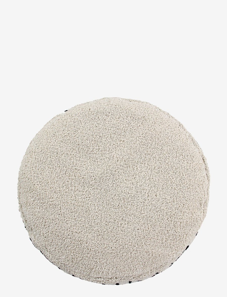 Lorena Canals - Pouffe ABC Natural - Black - mööbel - natural, black - 1