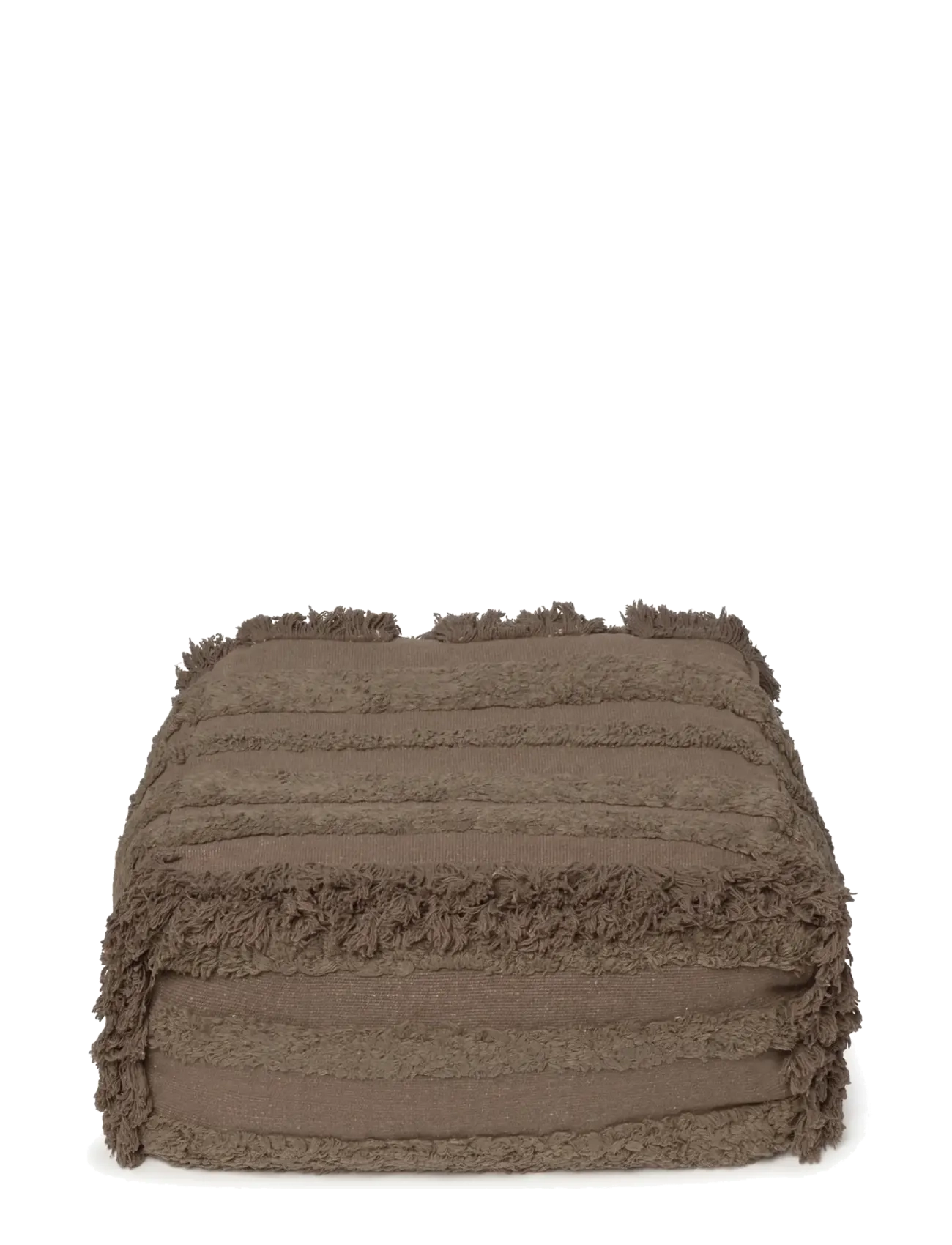 Lorena Canals - Pouf Air Soil Brown - puhvetid ja tugitoolid - soil brown, dark olive - 1
