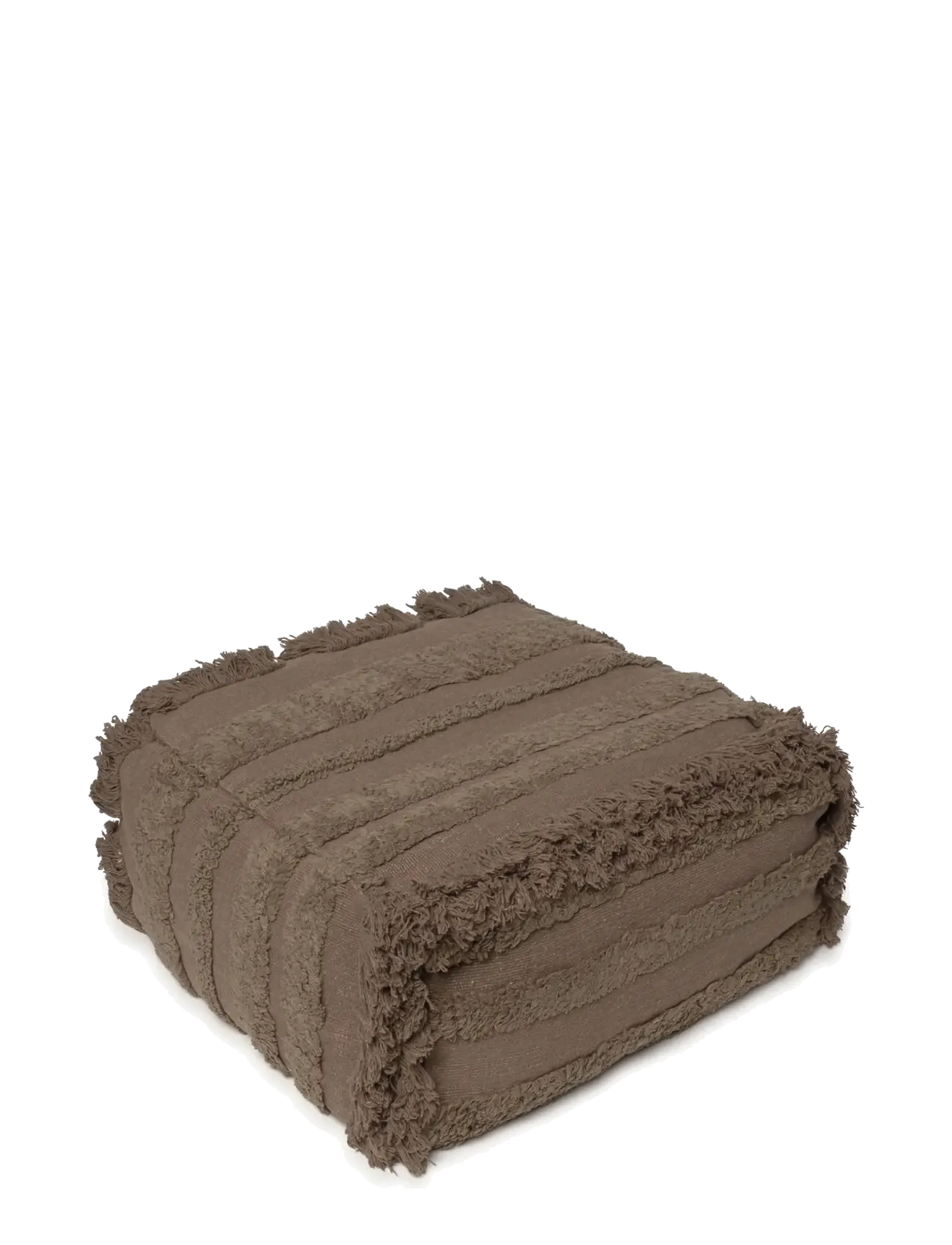 Lorena Canals - Pouf Air Soil Brown - puhvetid ja tugitoolid - soil brown, dark olive - 2