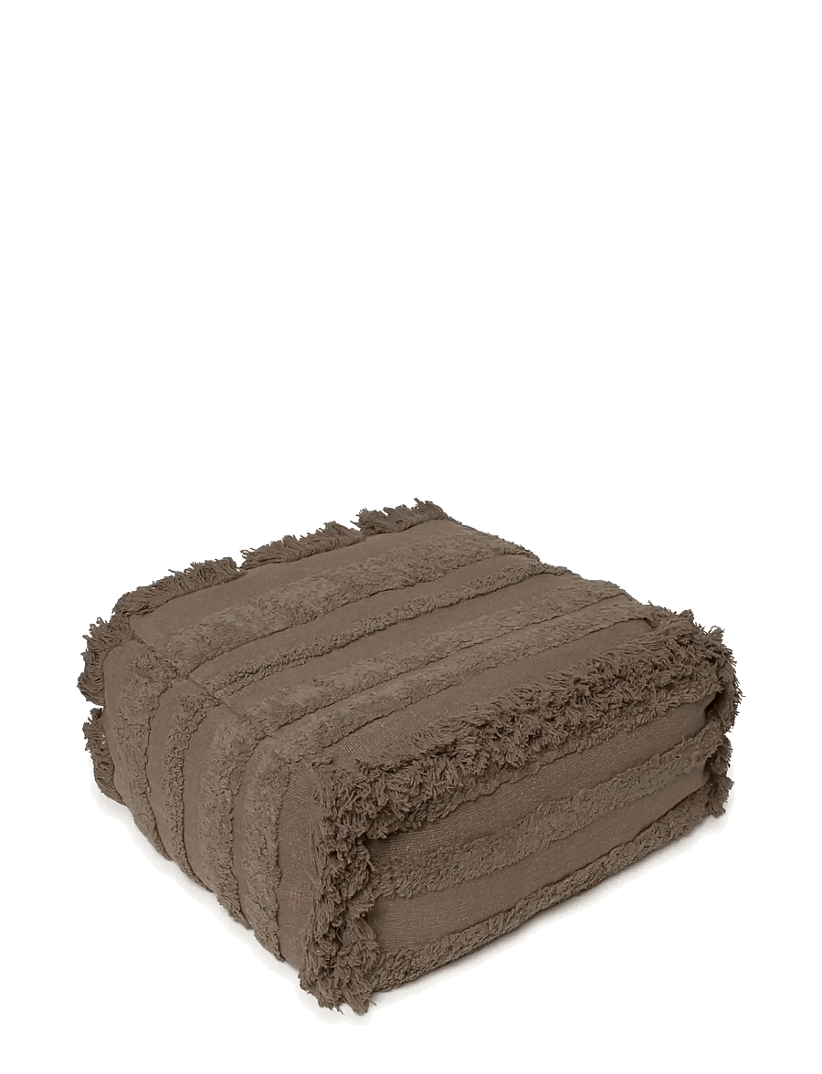 Lorena Canals - Pouf Air Soil Brown - poefs en fauteuils - soil brown, dark olive - 2