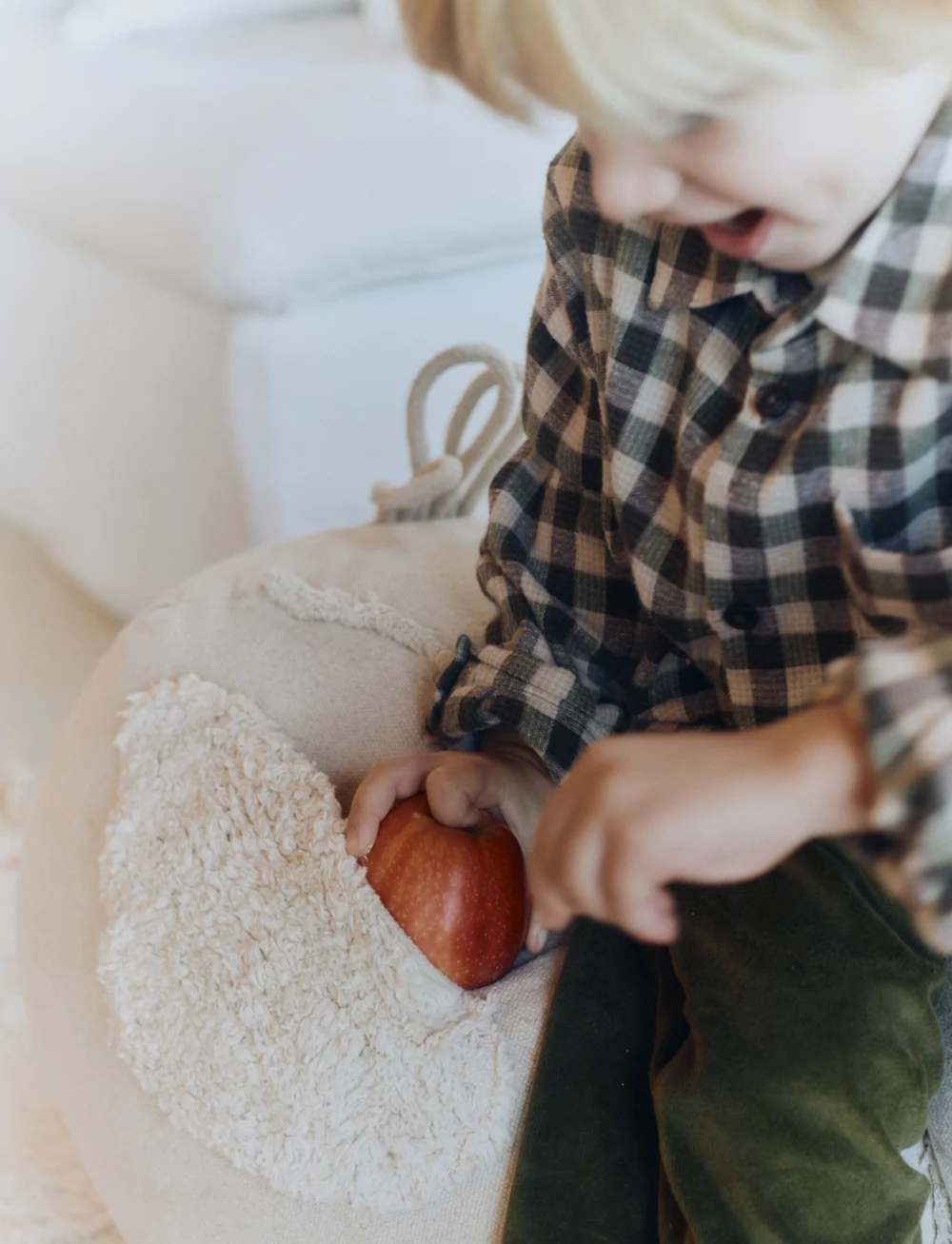 Lorena Canals - Pouf Chicken - puffer - natural, red, honey - 4