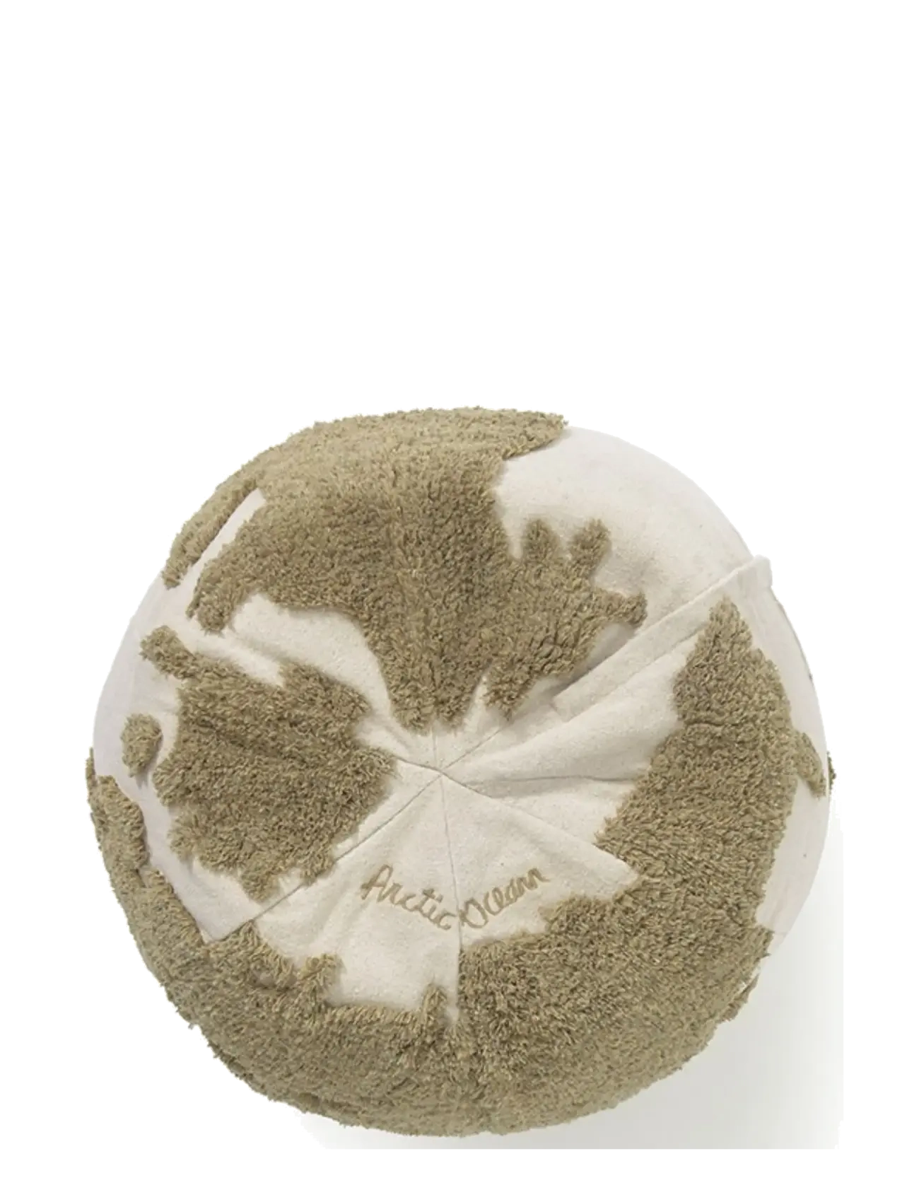 Lorena Canals - Pouf World Map Rugcycled - puhvetid ja tugitoolid - rugcycled, natural - 5